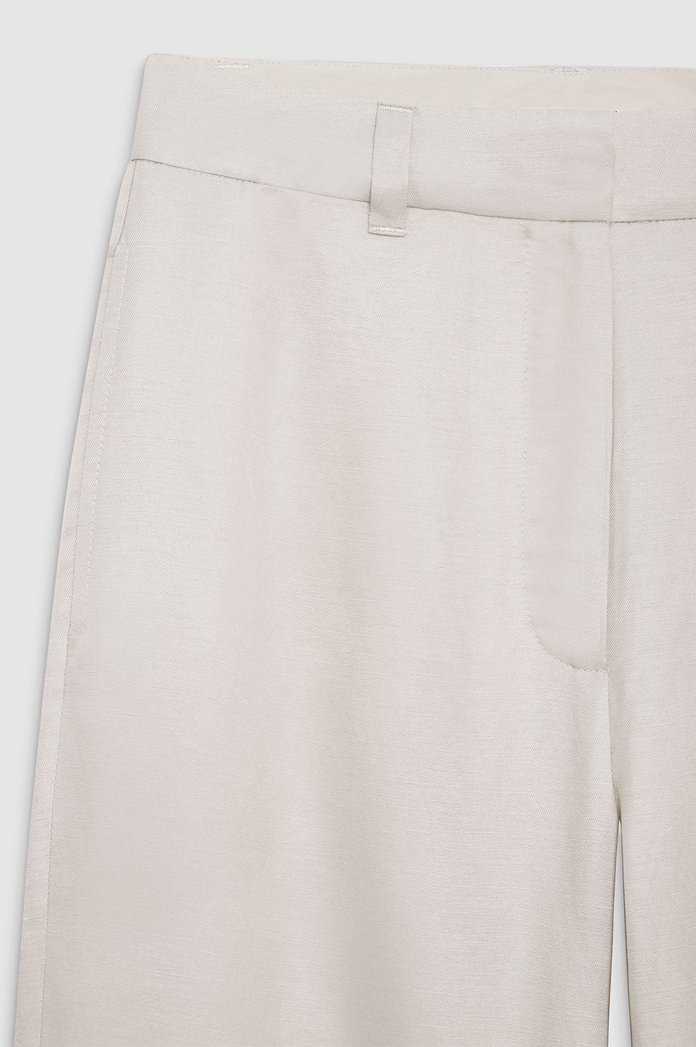 Anine Bing | Lyra Trouser - Dove Linen Blend