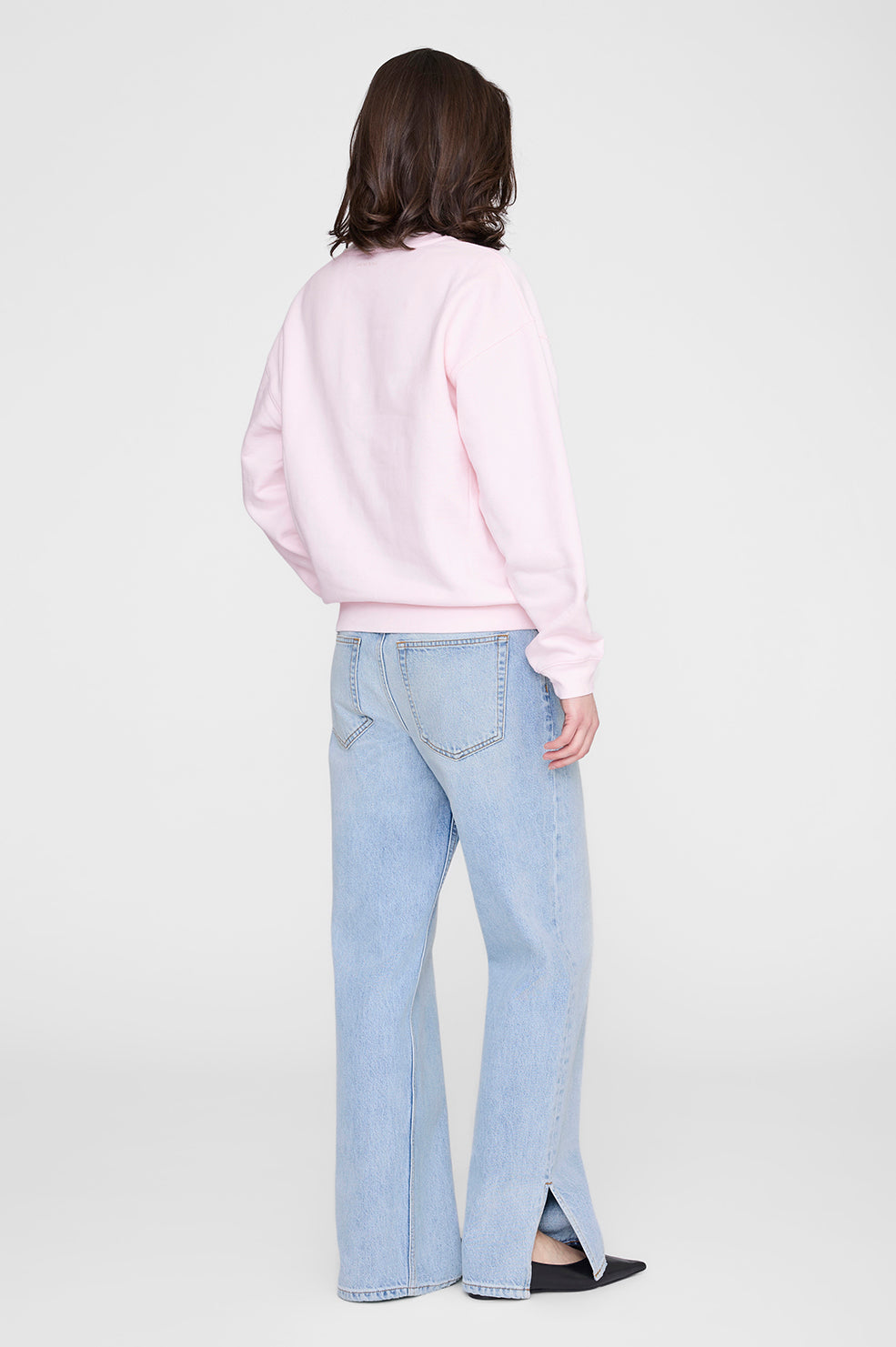 Anine Bing | Spencer Sweatshirt AB - Powder Pink