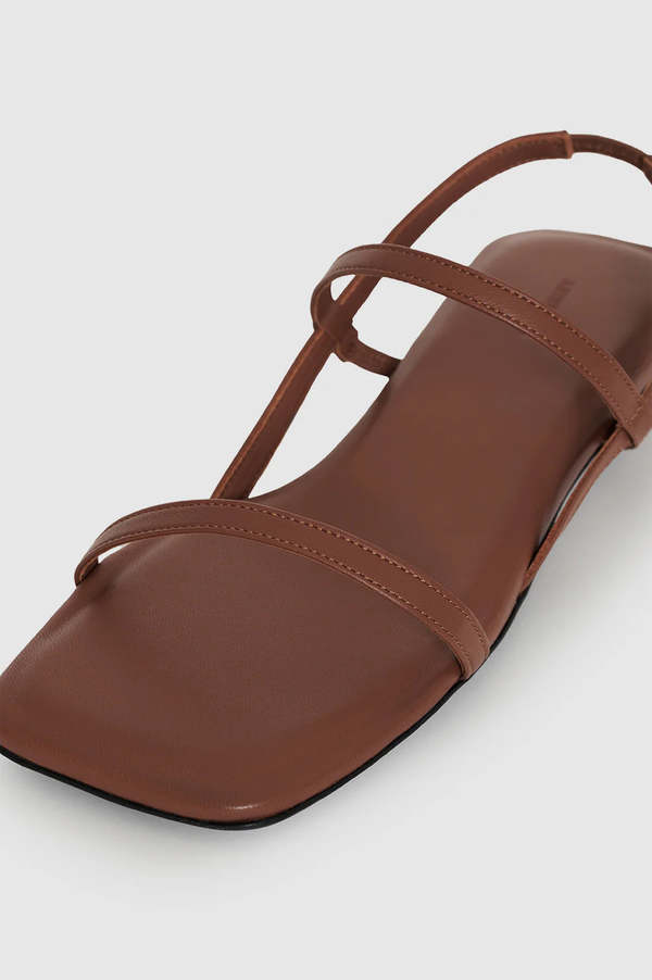 Anine Bing | Hilda Flat Sandals - Cognac