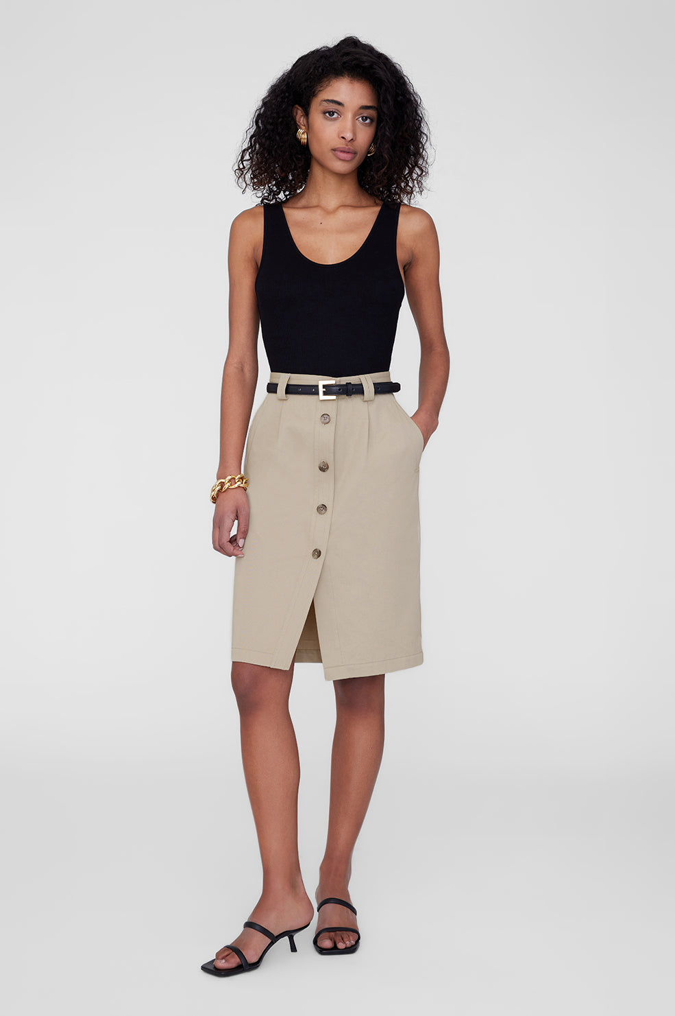 Anine Bing | Hilda Mule Sandals - Black