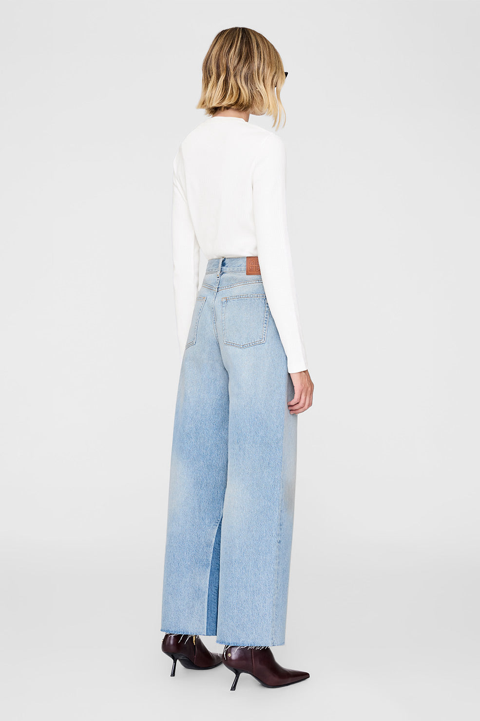 Anine Bing | Alessia Long Sleeve Tee - Ivory