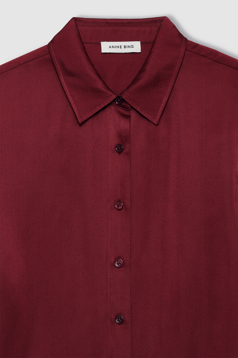 Anine Bing | Amanda Shirt - Cabernet