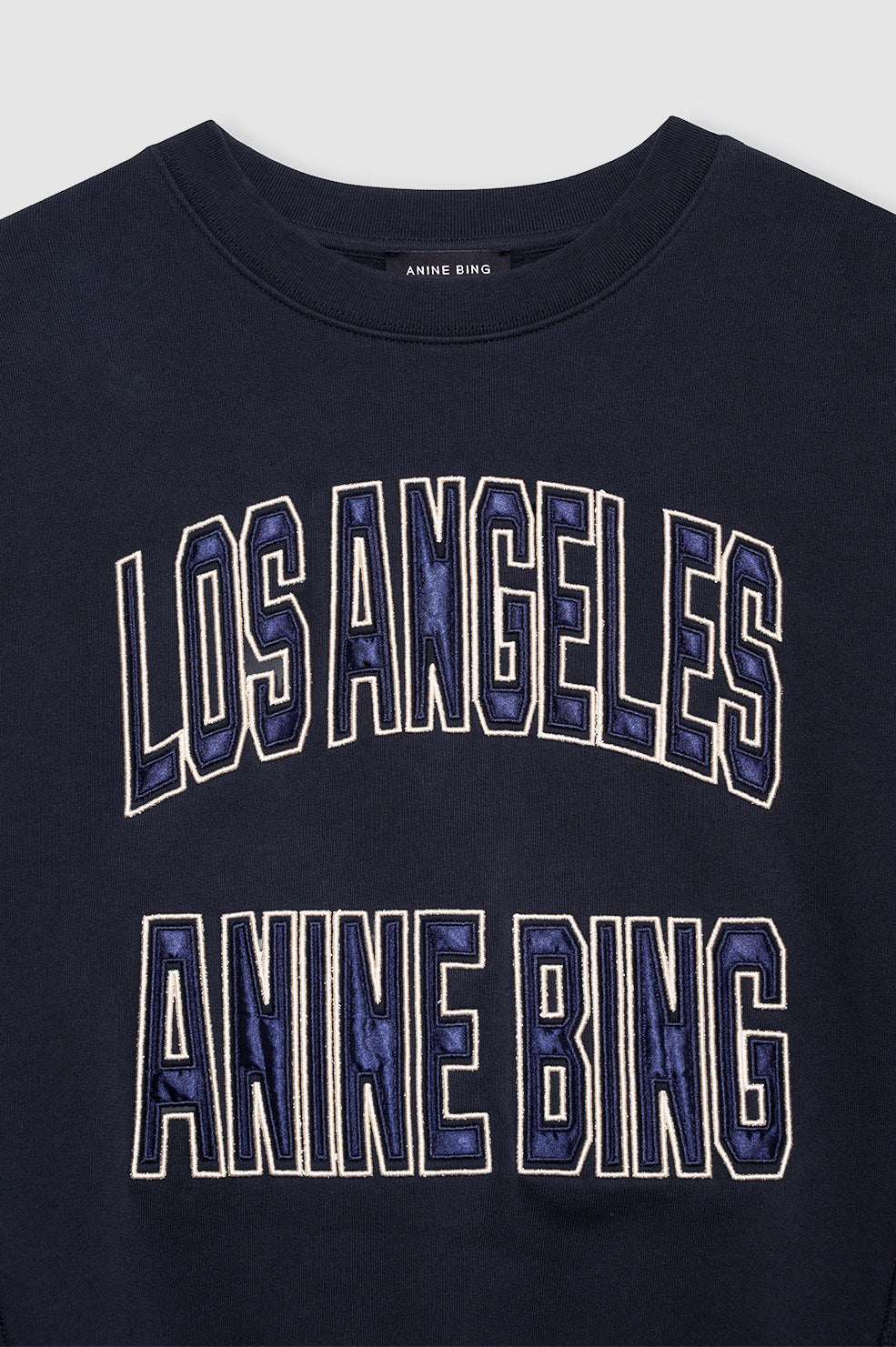 Anine Bing | Harry Shrunken Sweatshirt LA - Vintage Black