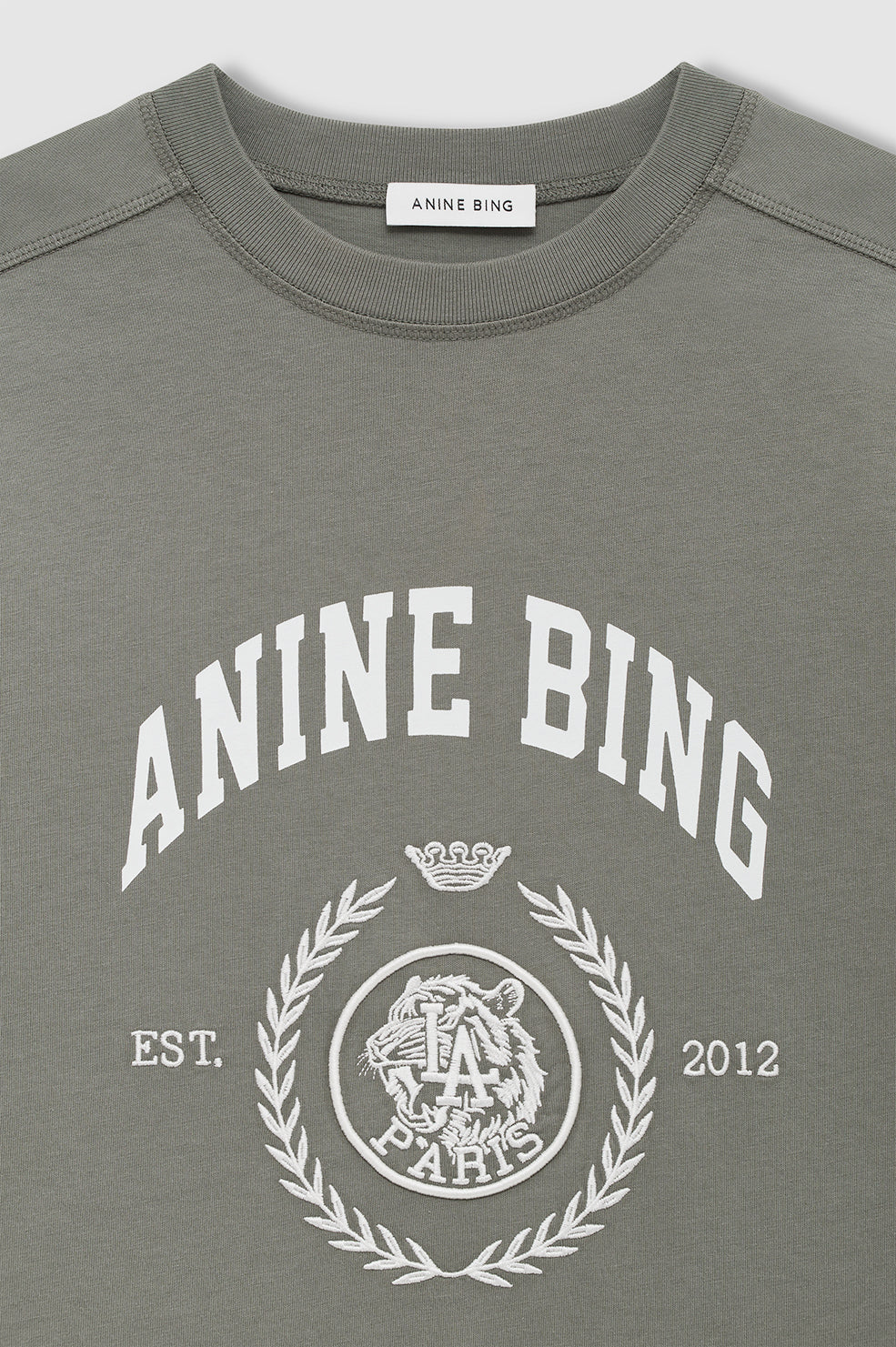 Anine Bing | Jaylin Tee Collegiate - Washed Sage