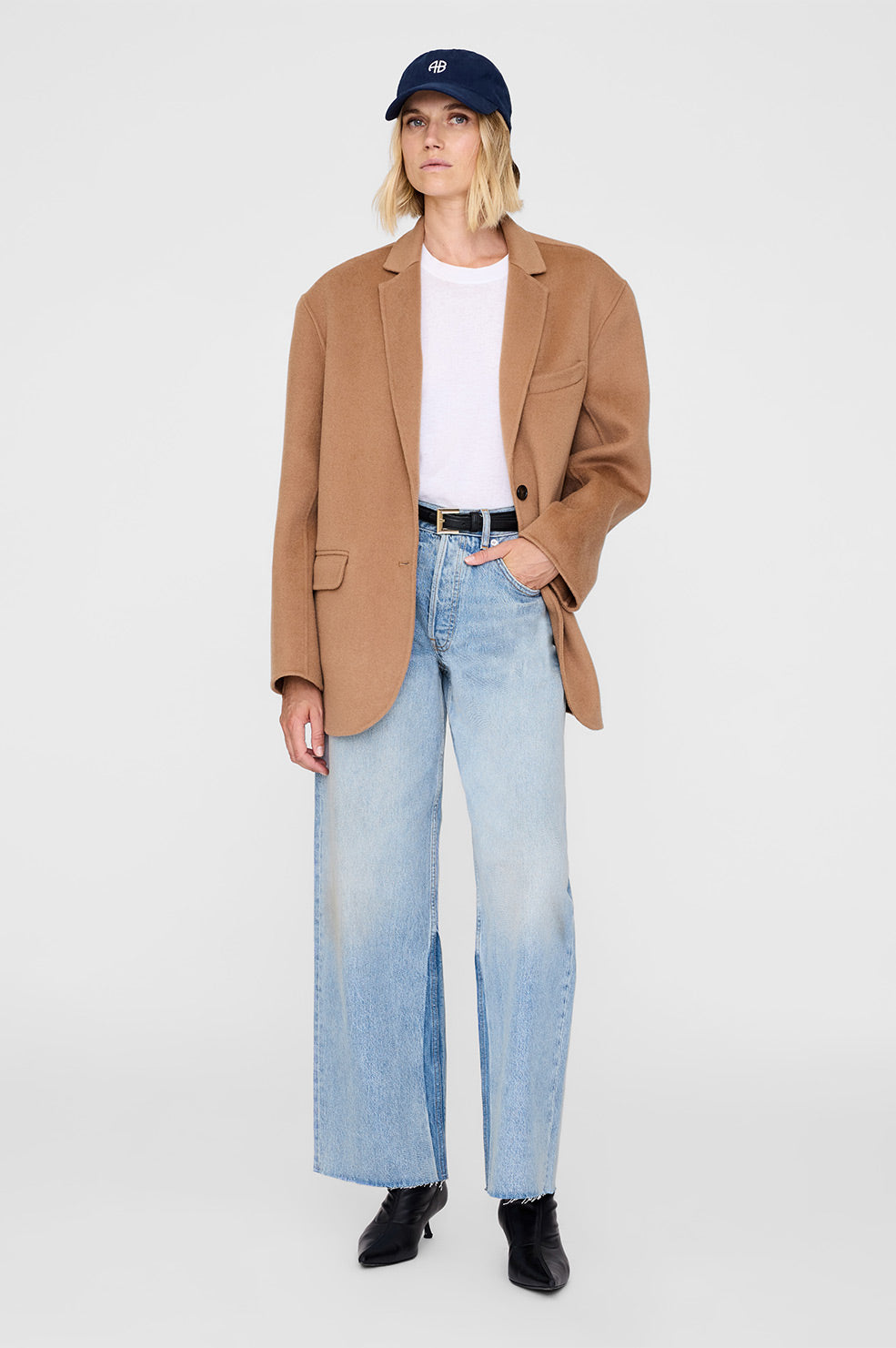 Anine Bing | Jeremy Baseball Cap AB - Washed Navy