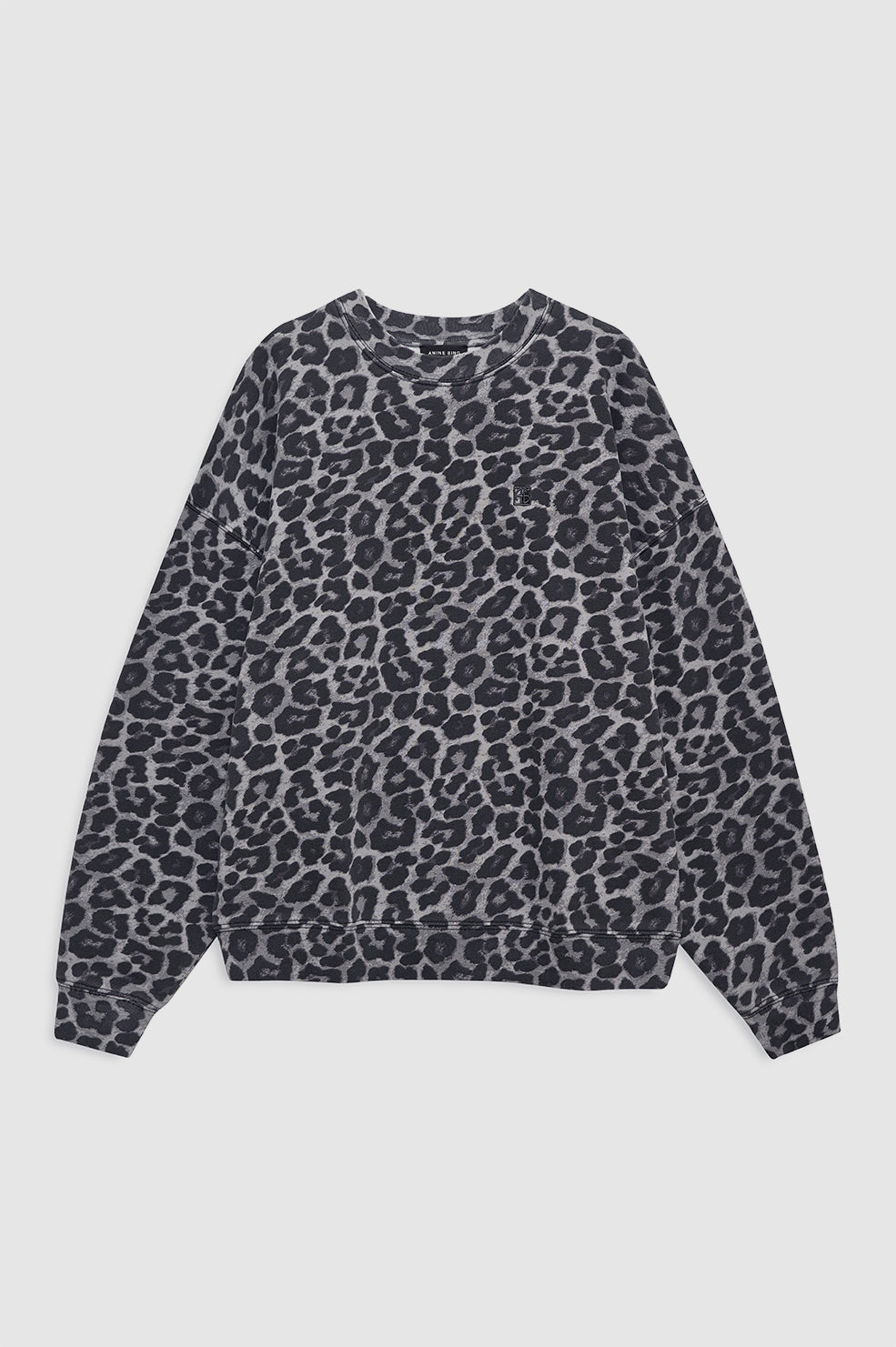Anine Bing | Miles Sweatshirt - Grey Leopard