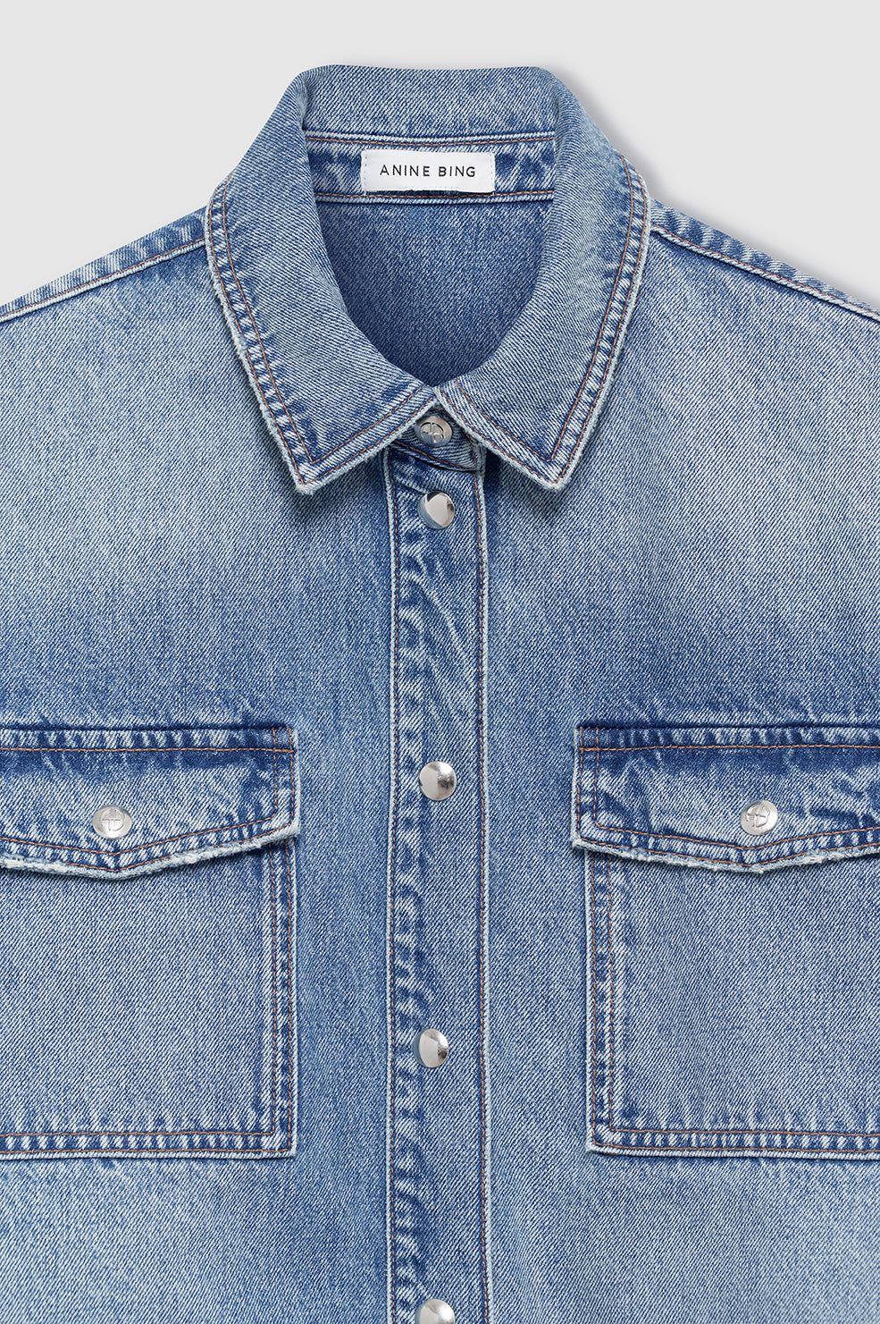 Aning Bing | Paxton Shirt - Baltic Blue