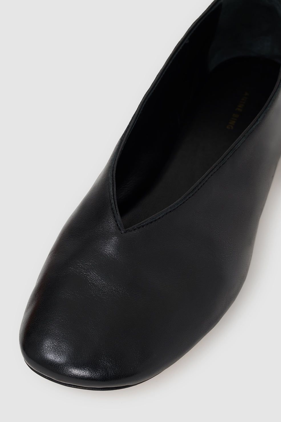 Anine Bing | Ana Flats Smooth Leather - Black