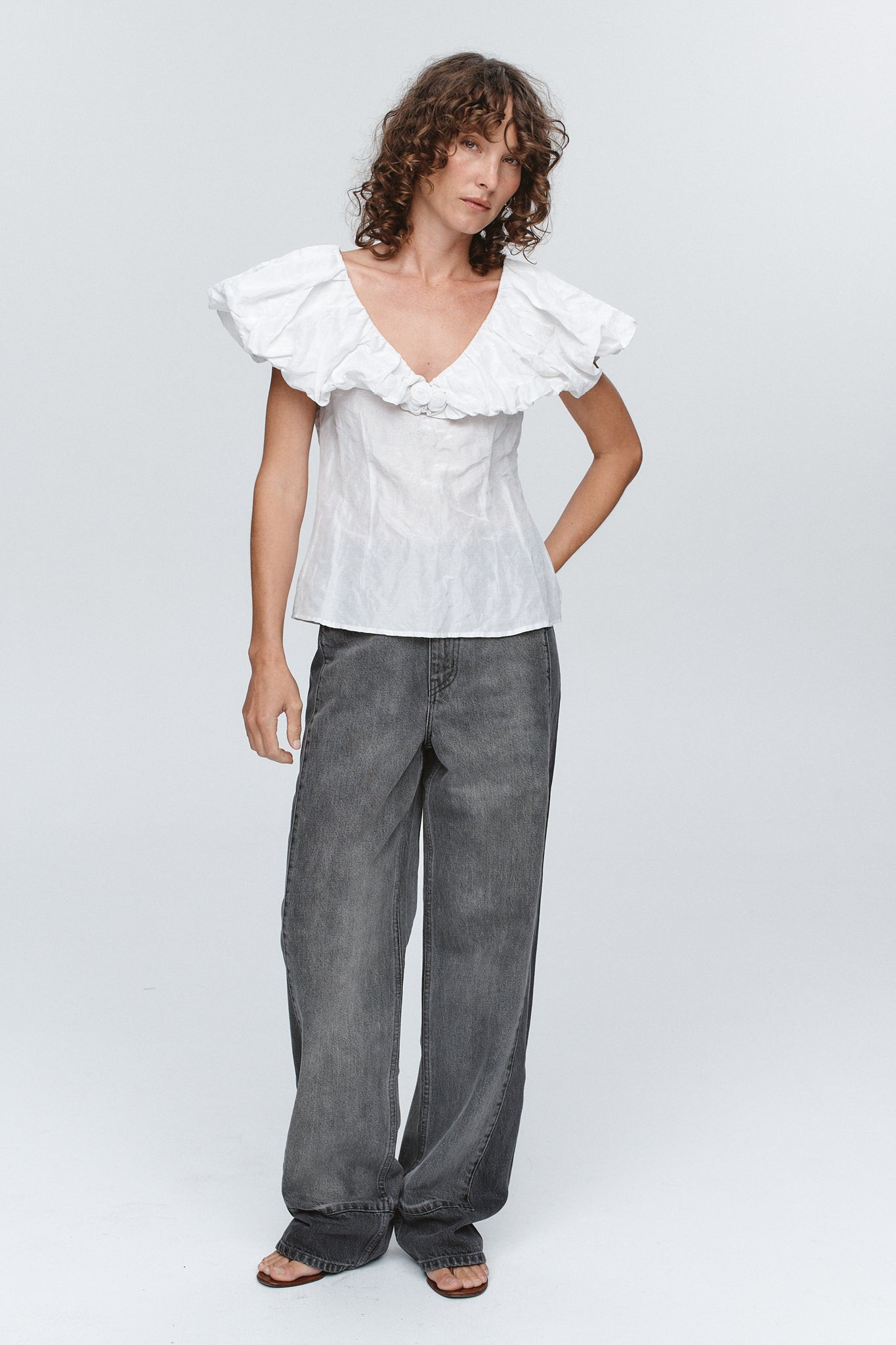 Marle | Andre Top - Ivory