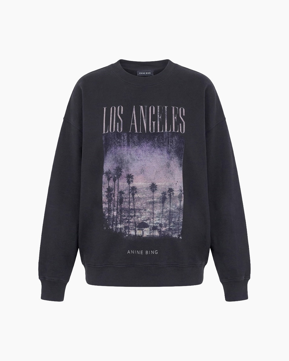 Anine Bing | Miles Sweatshirt Los Angeles - Vintage Black