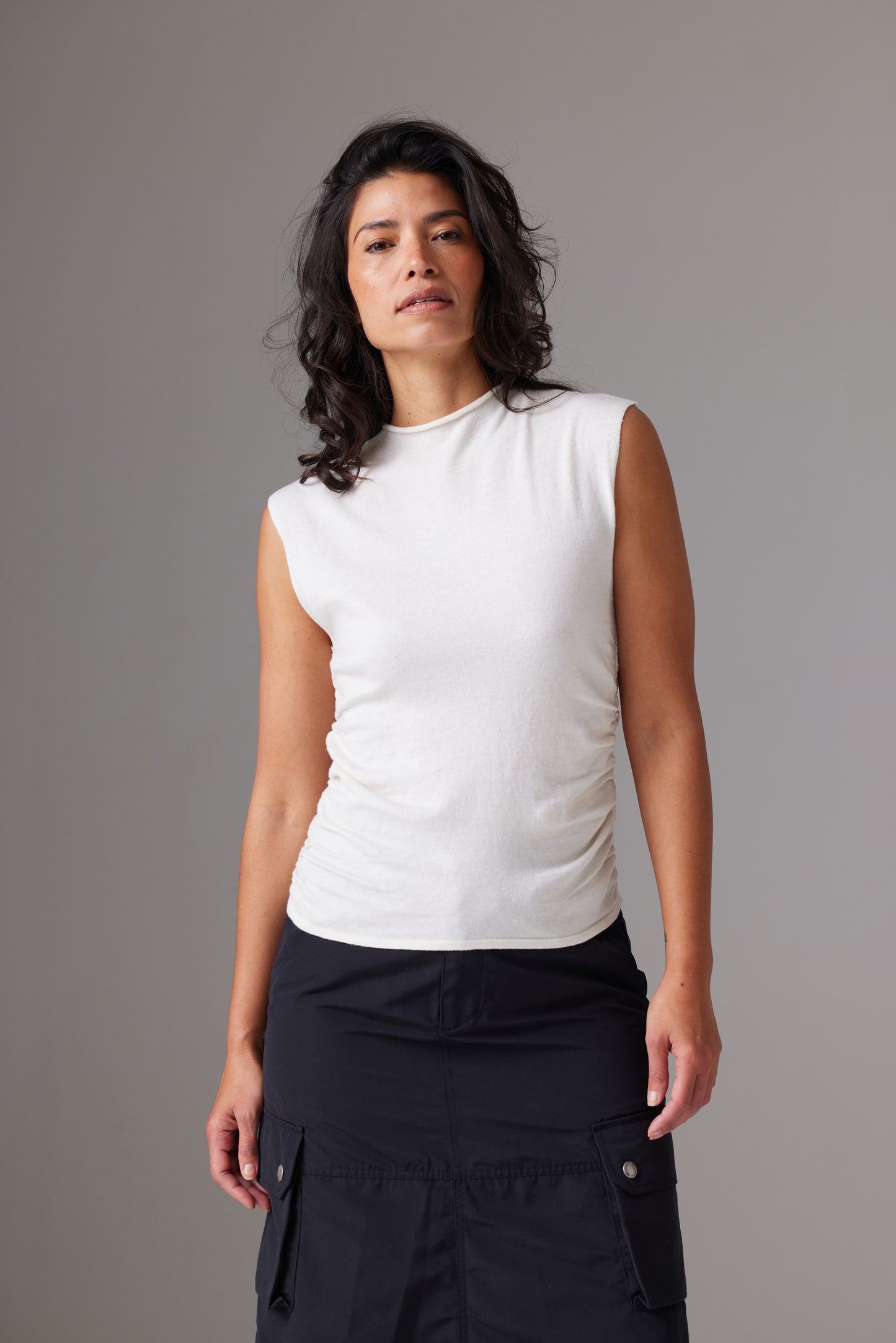 CRUSH | Davis Rouche Tank - White