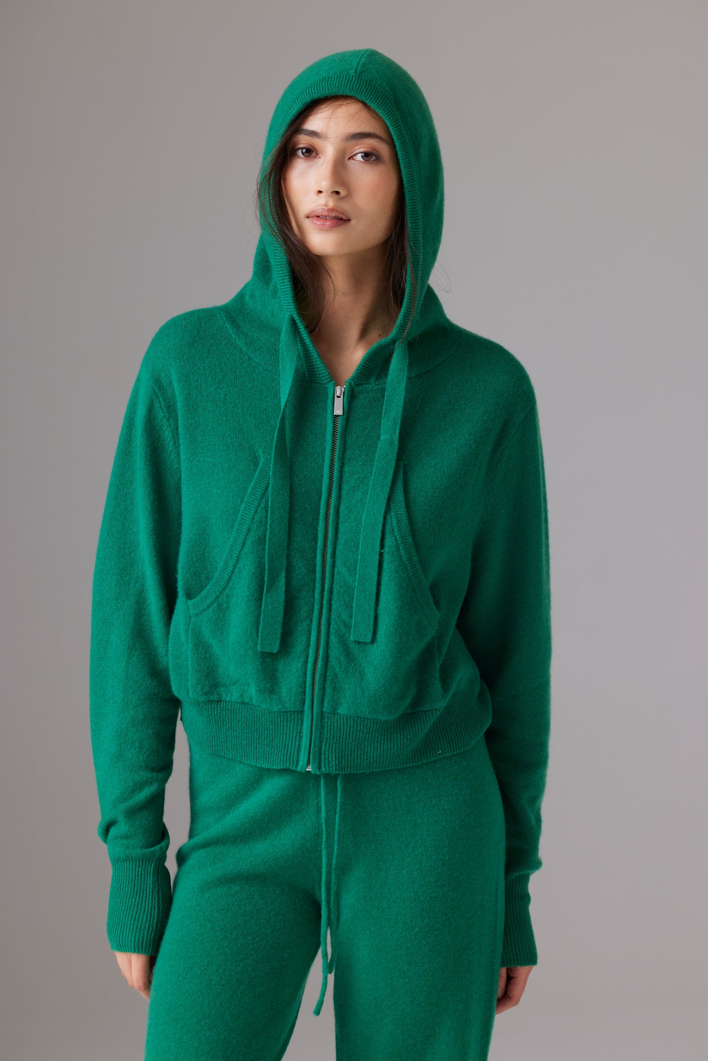 CRUSH | Rio Cropped Hoodie - Pea