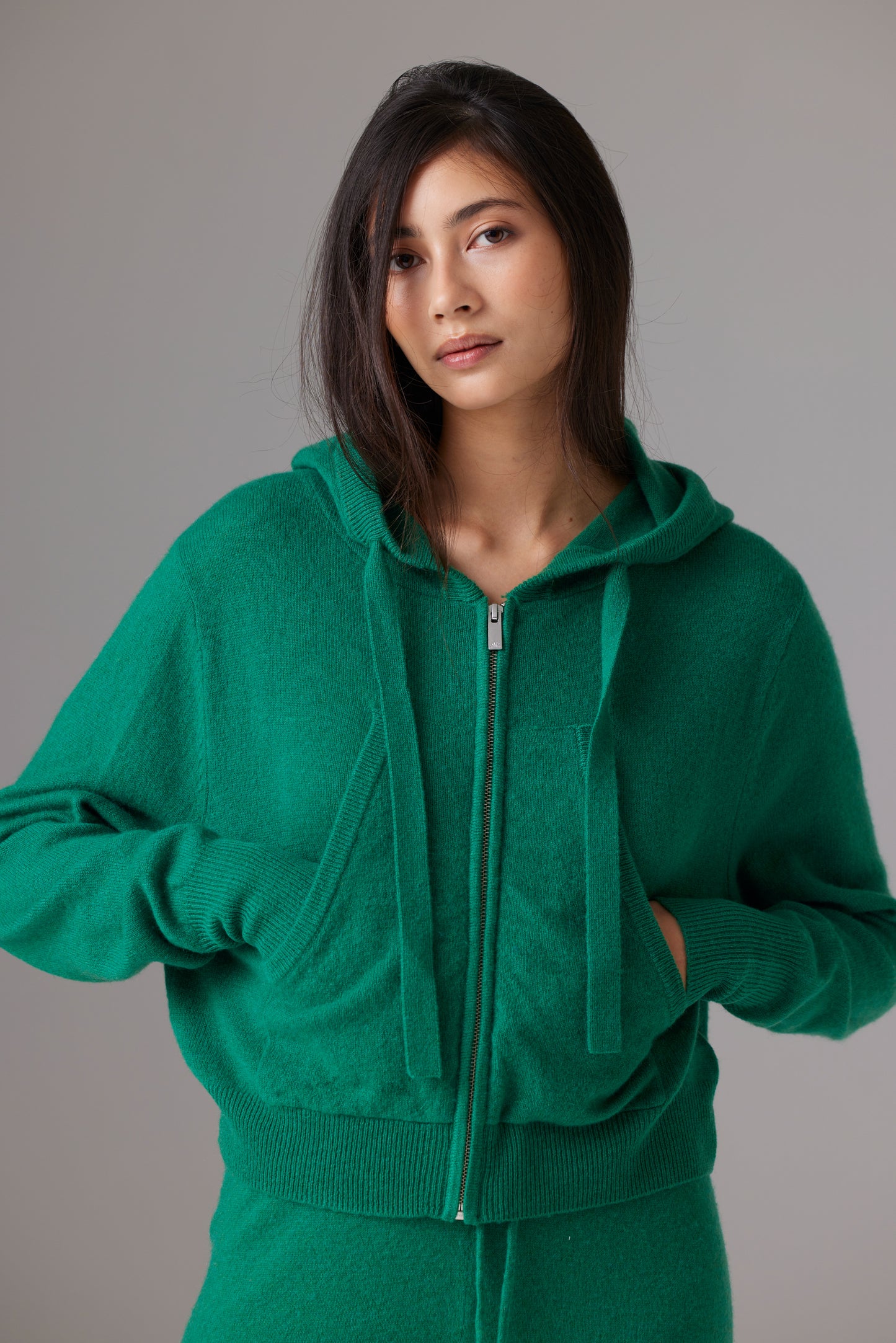 CRUSH | Rio Cropped Hoodie - Pea