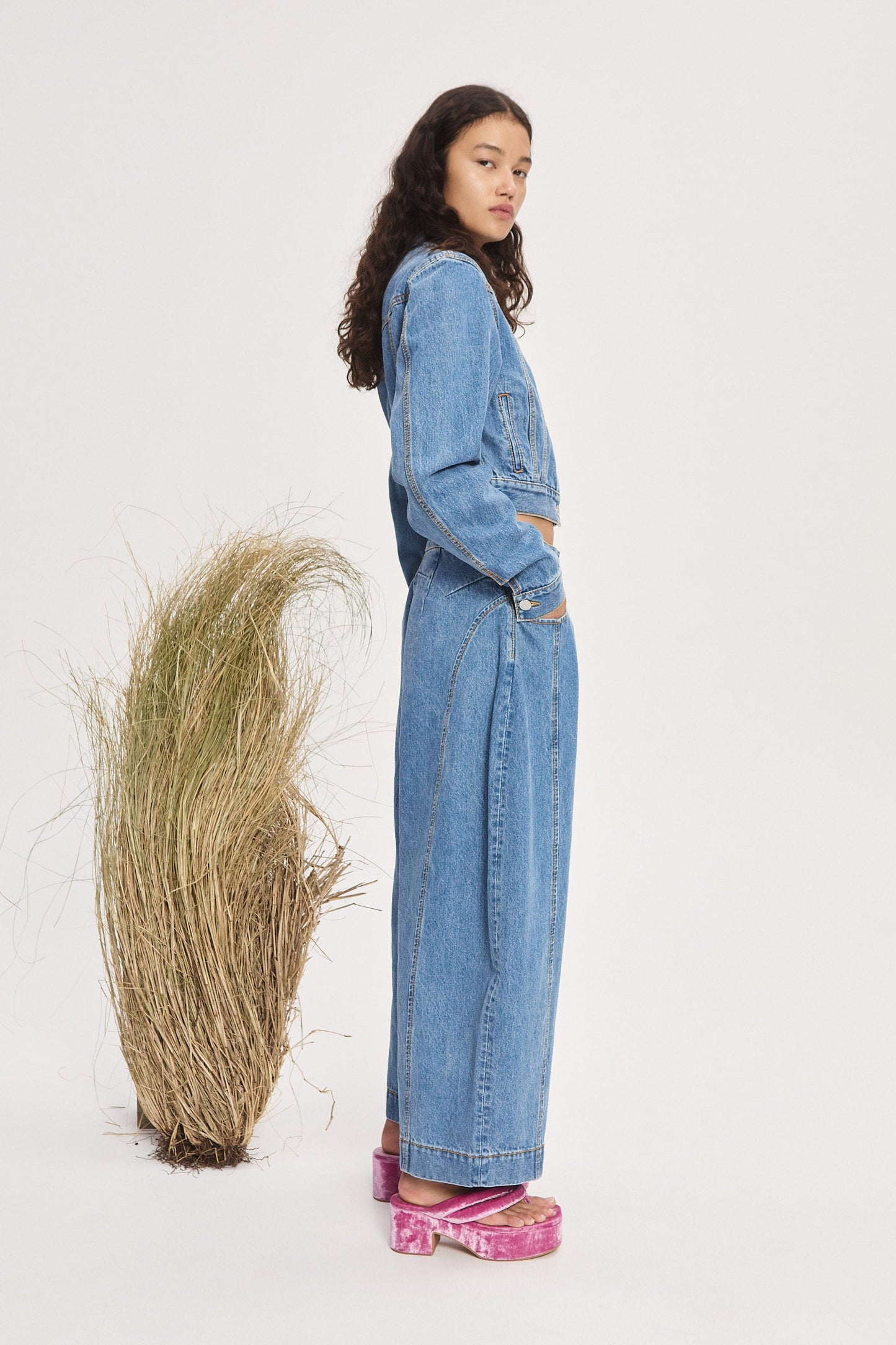 Alemais | Stephi Cocoon Leg Denim Jean