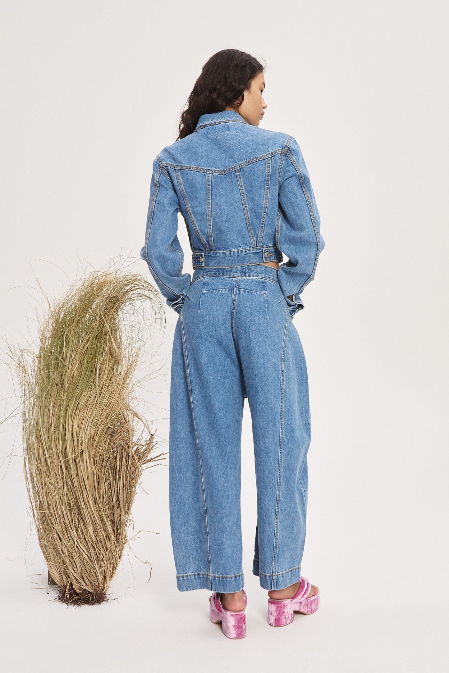 Alemais | Stephi Cocoon Leg Denim Jean