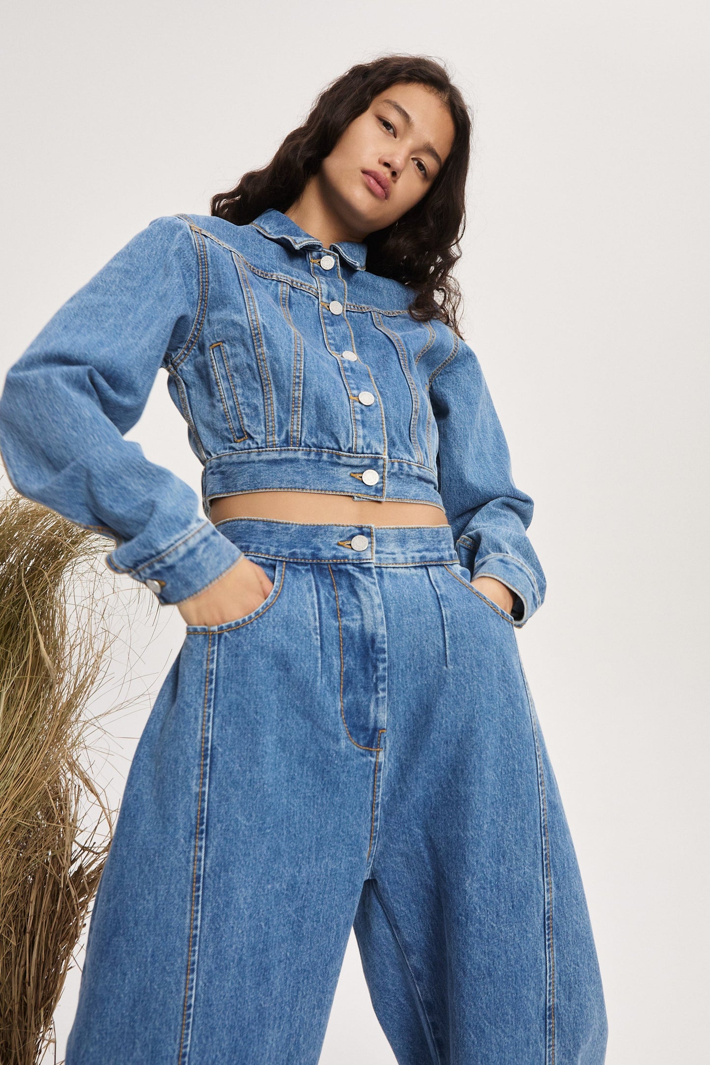 Alemais | Stephi Cocoon Leg Denim Jean