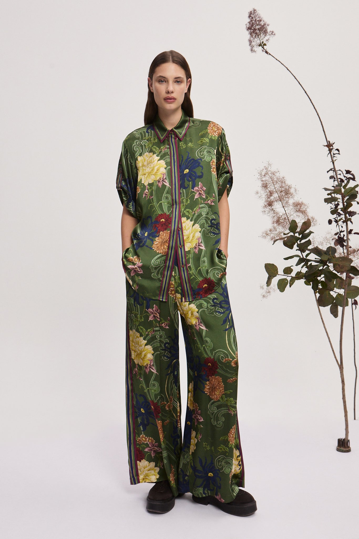 Alemais | Avery Silk Pant