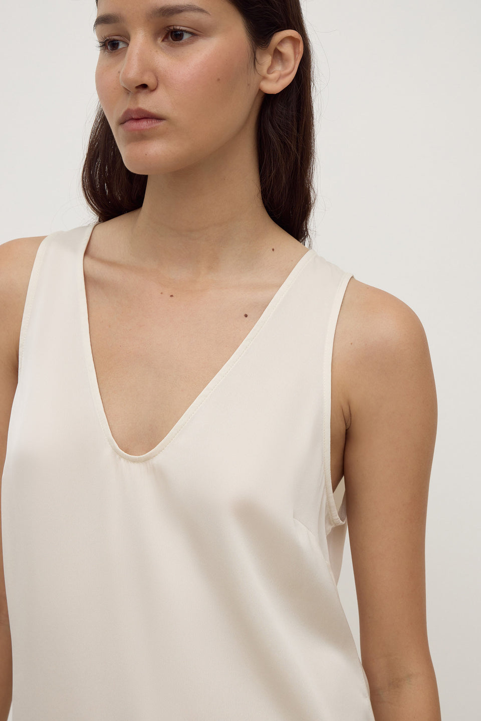 Assembly Label | Amaris Silk Tank - Cream