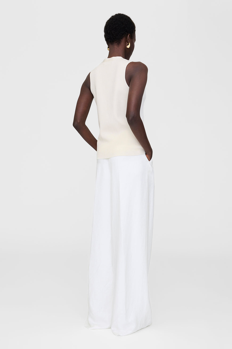 Anine Bing | Lawrence Vest - Ivory