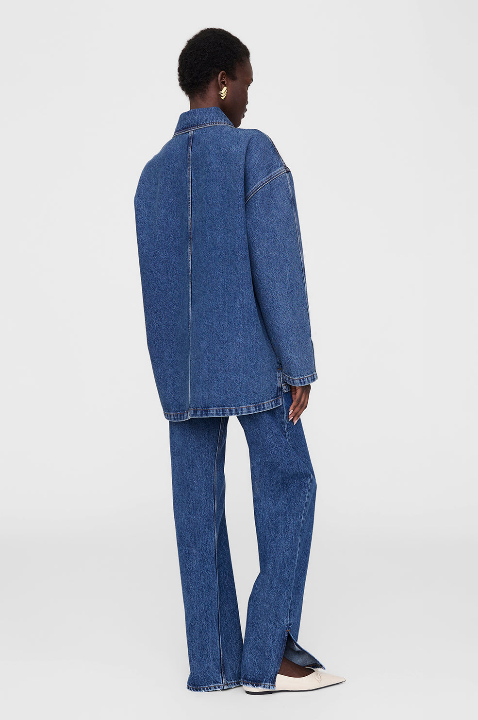 Anine Bing | Luca Jacket - Clean Indigo Denim