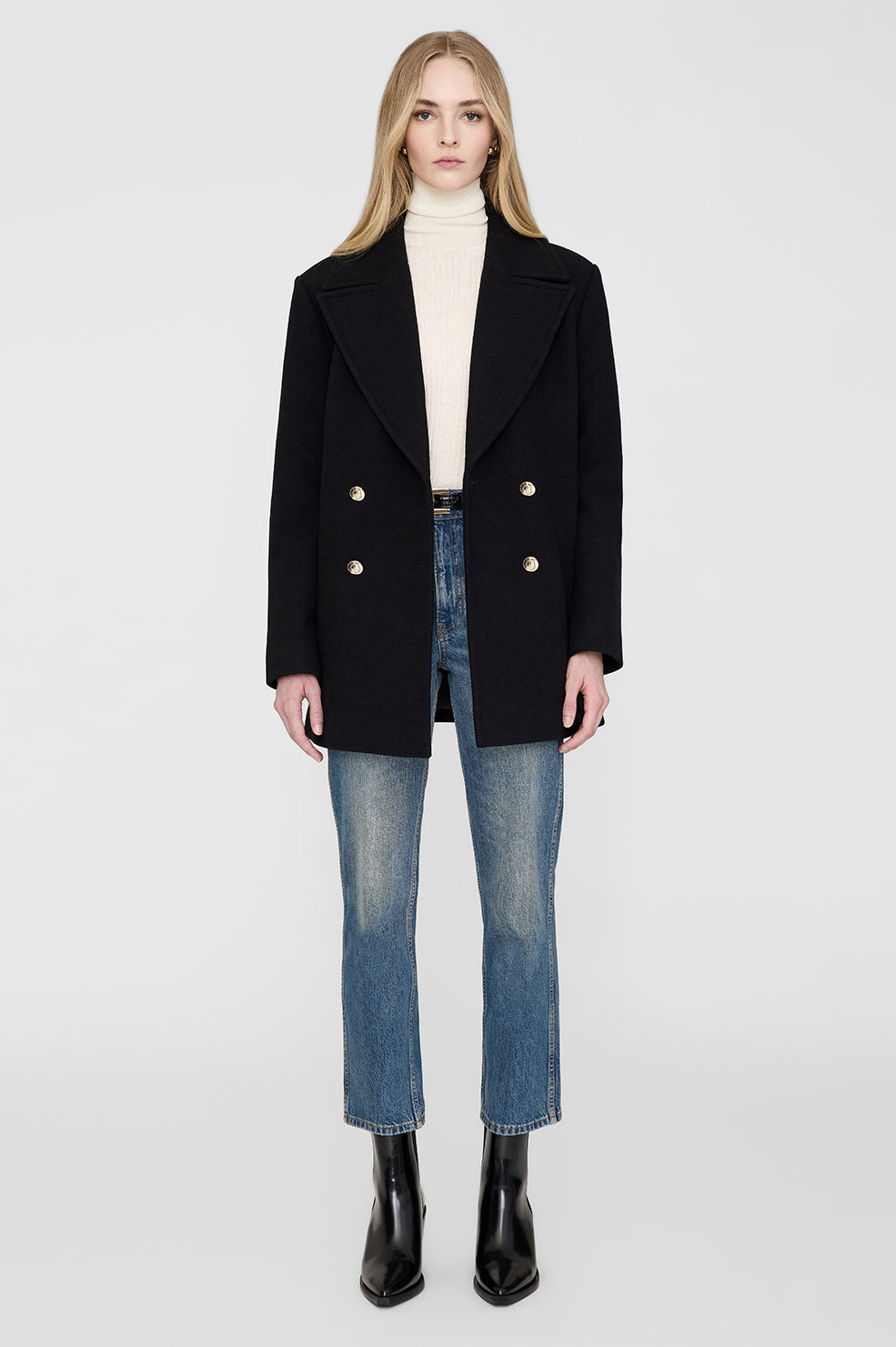Anine Bing | Glenn Peacoat - Black