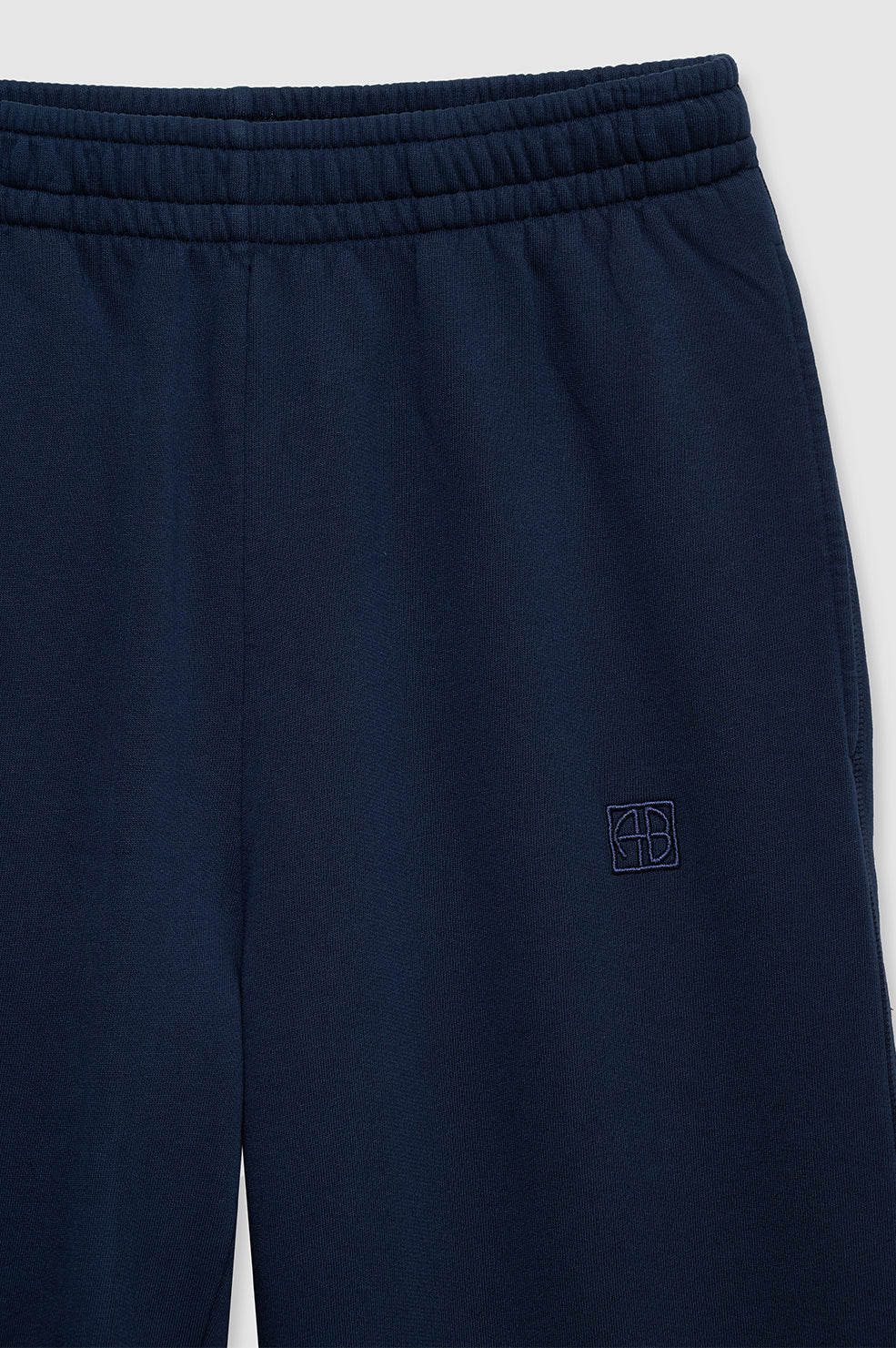 Anine Bing | Karter Jogger Framed Monogram - Washed Navy
