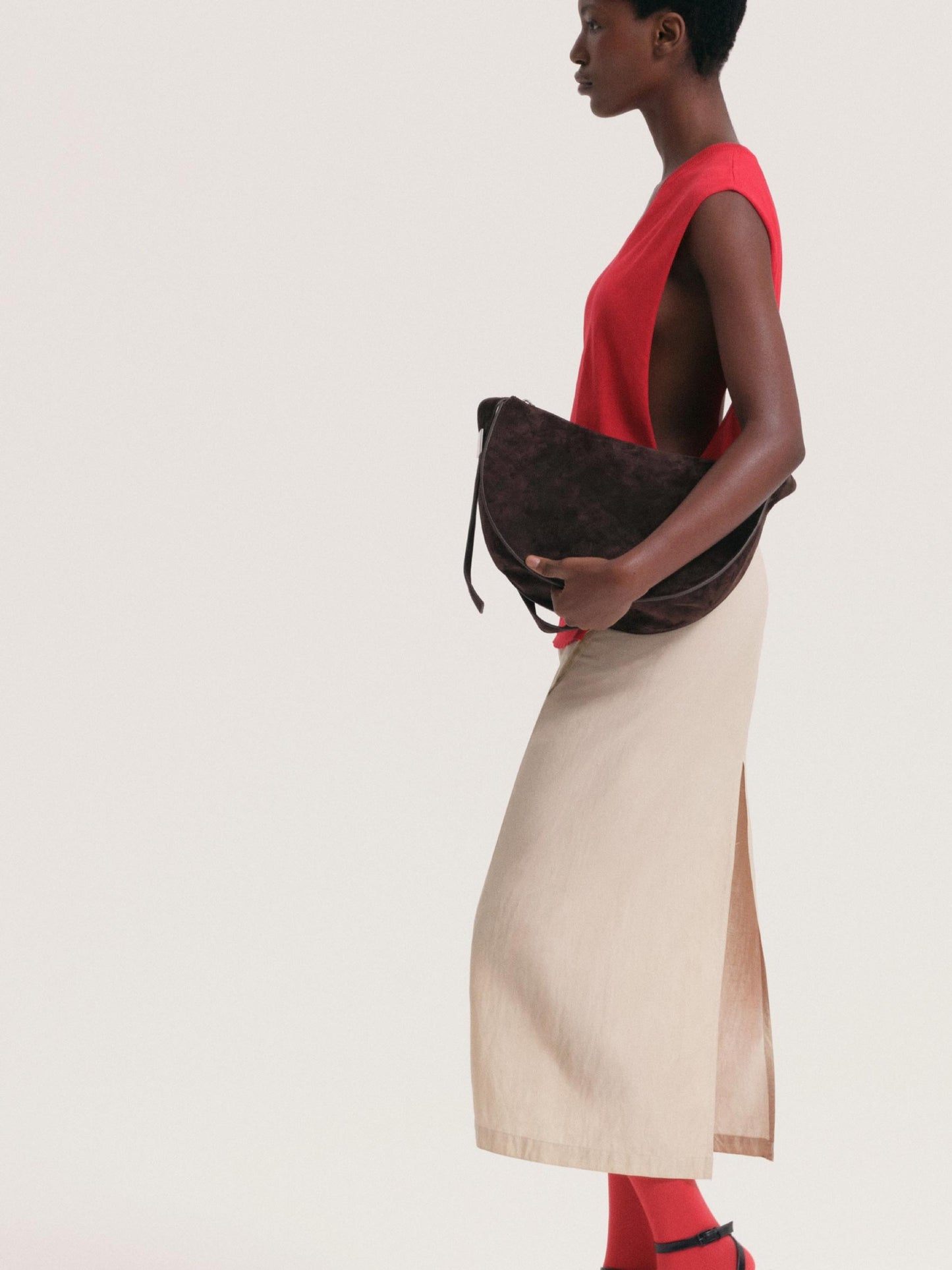 Yu Mei | Antonia Bag - Umber Suede
