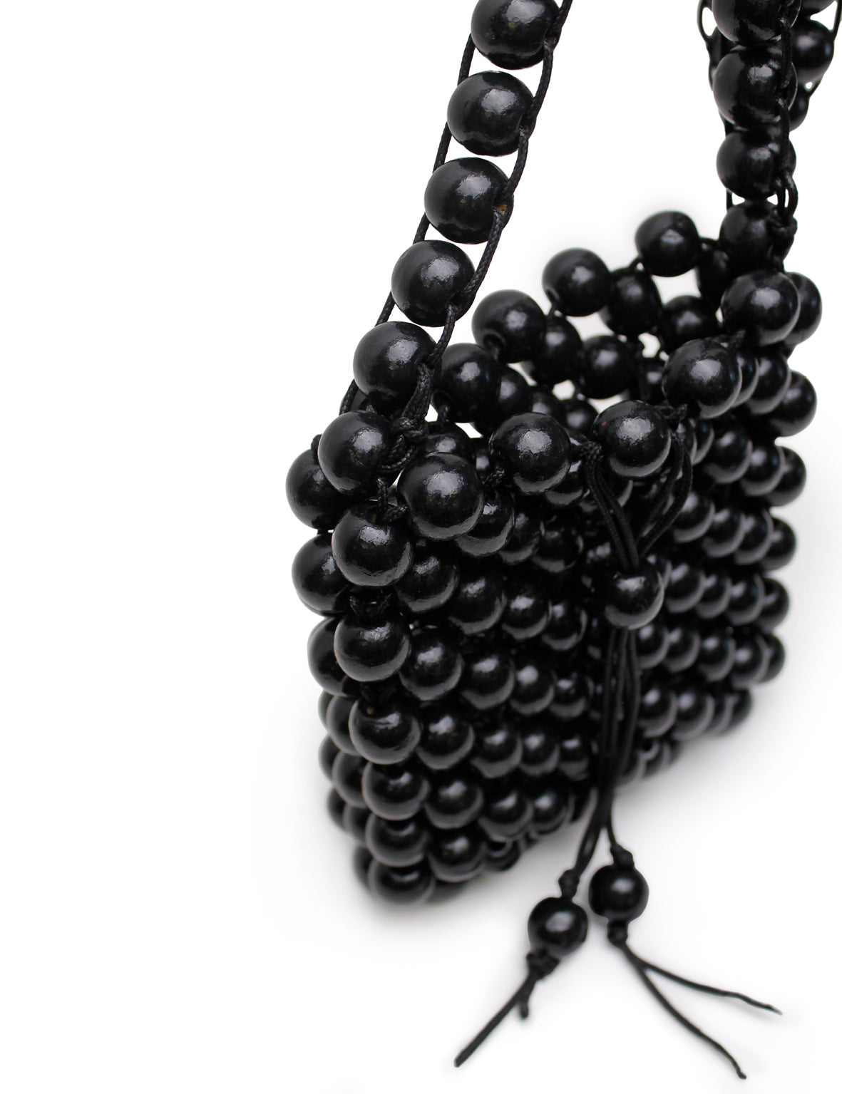 La Tribe | Beaded Crossbody Bag - Black