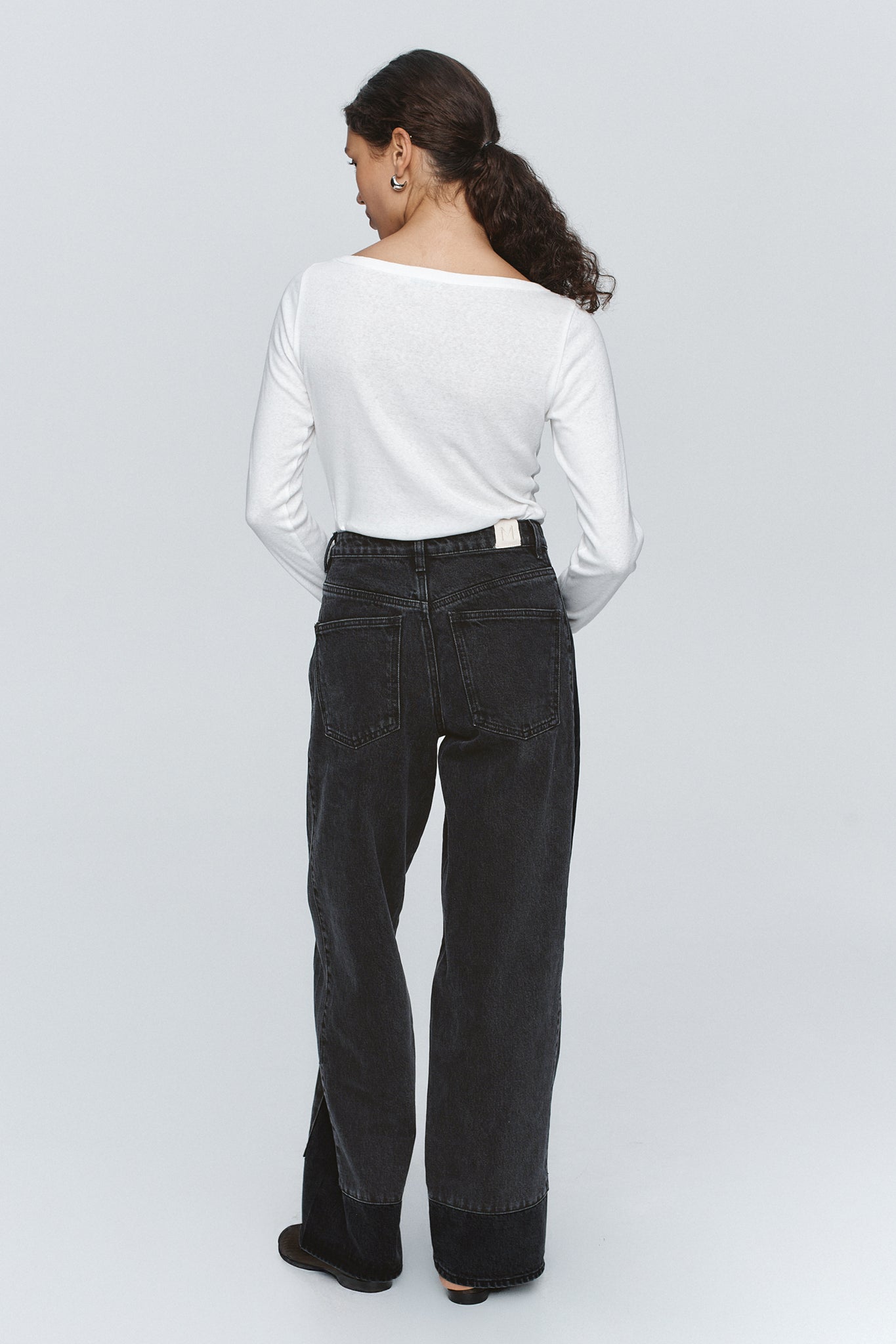 Marle | Border Jean - Black/Washed Black