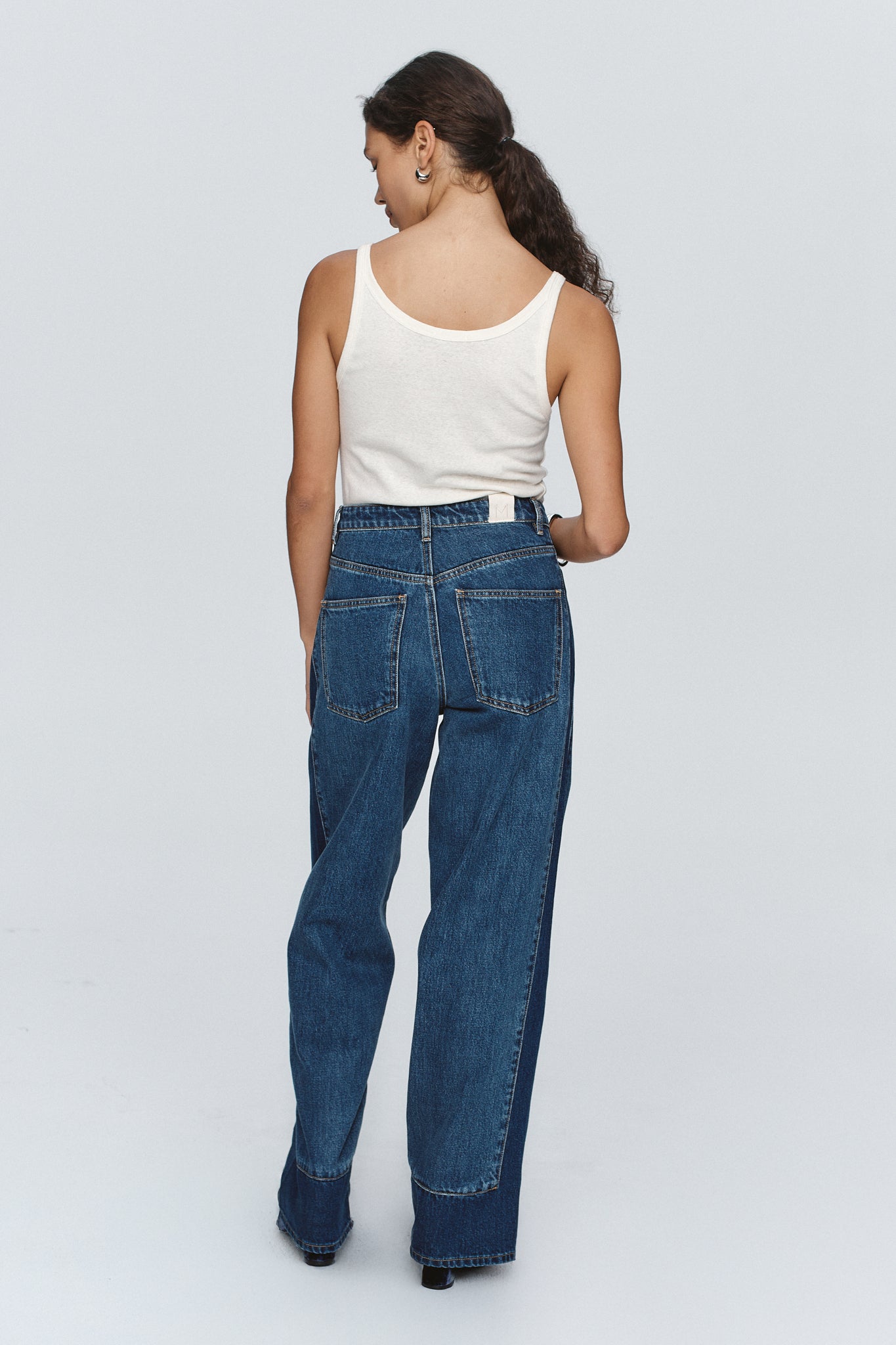 Marle | Border Jean - Indigo/Washed Indigo