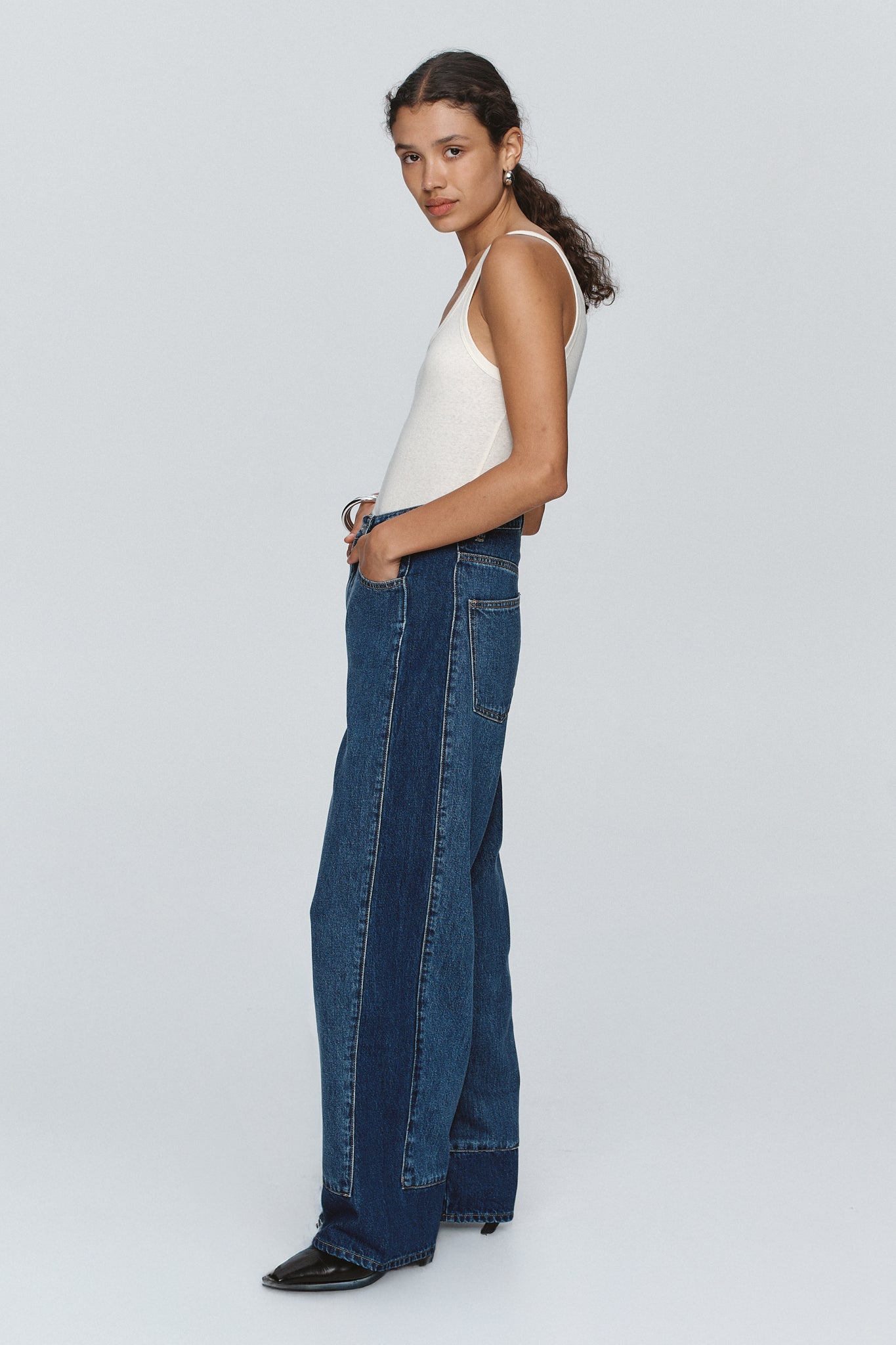 Marle | Border Jean - Indigo/Washed Indigo