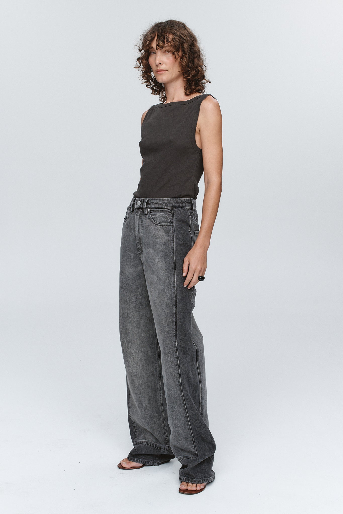 Marle | Border Jean - Stone