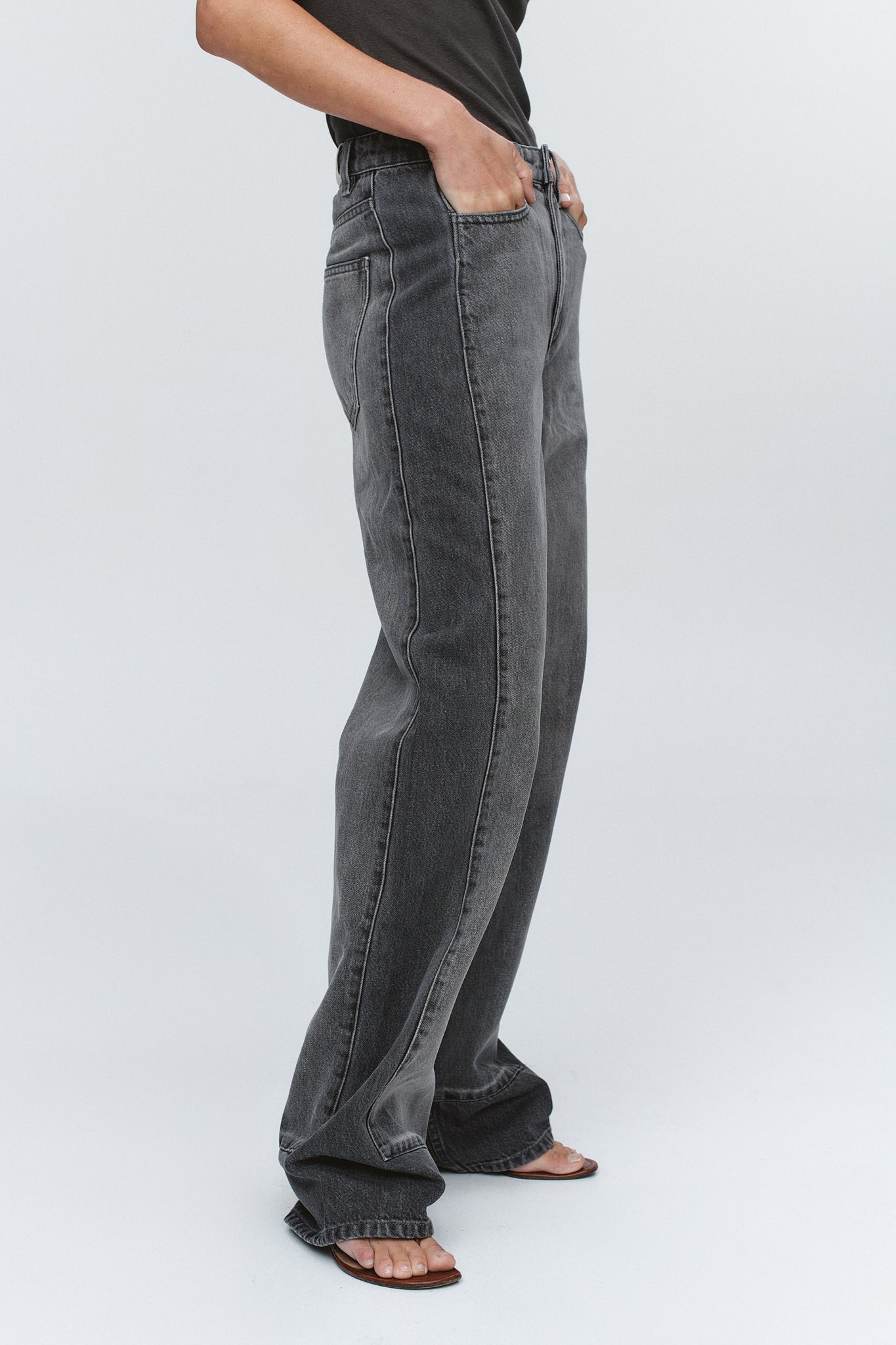 Marle | Border Jean - Stone