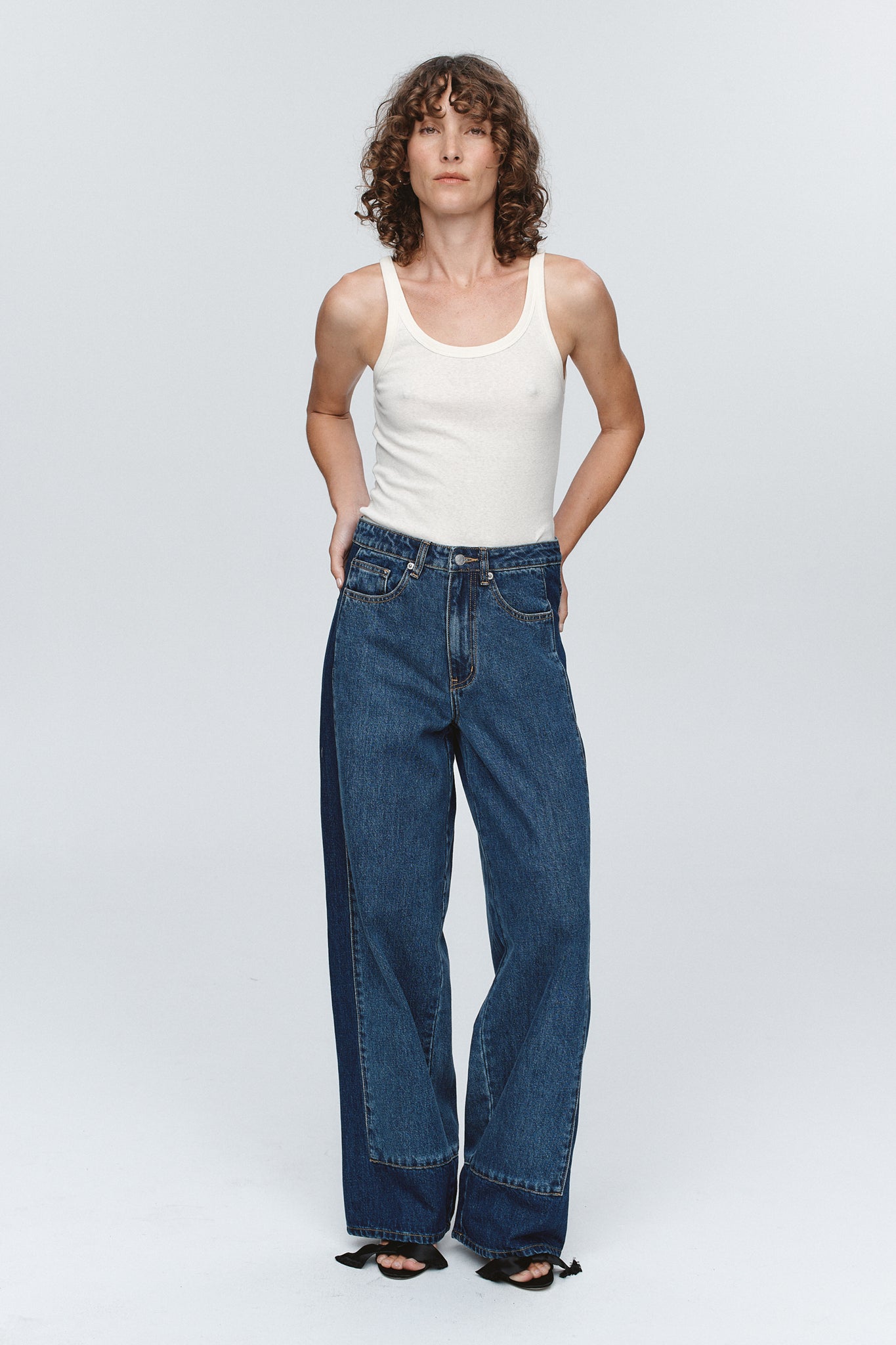 Marle | Border Jean - Washed Indigo