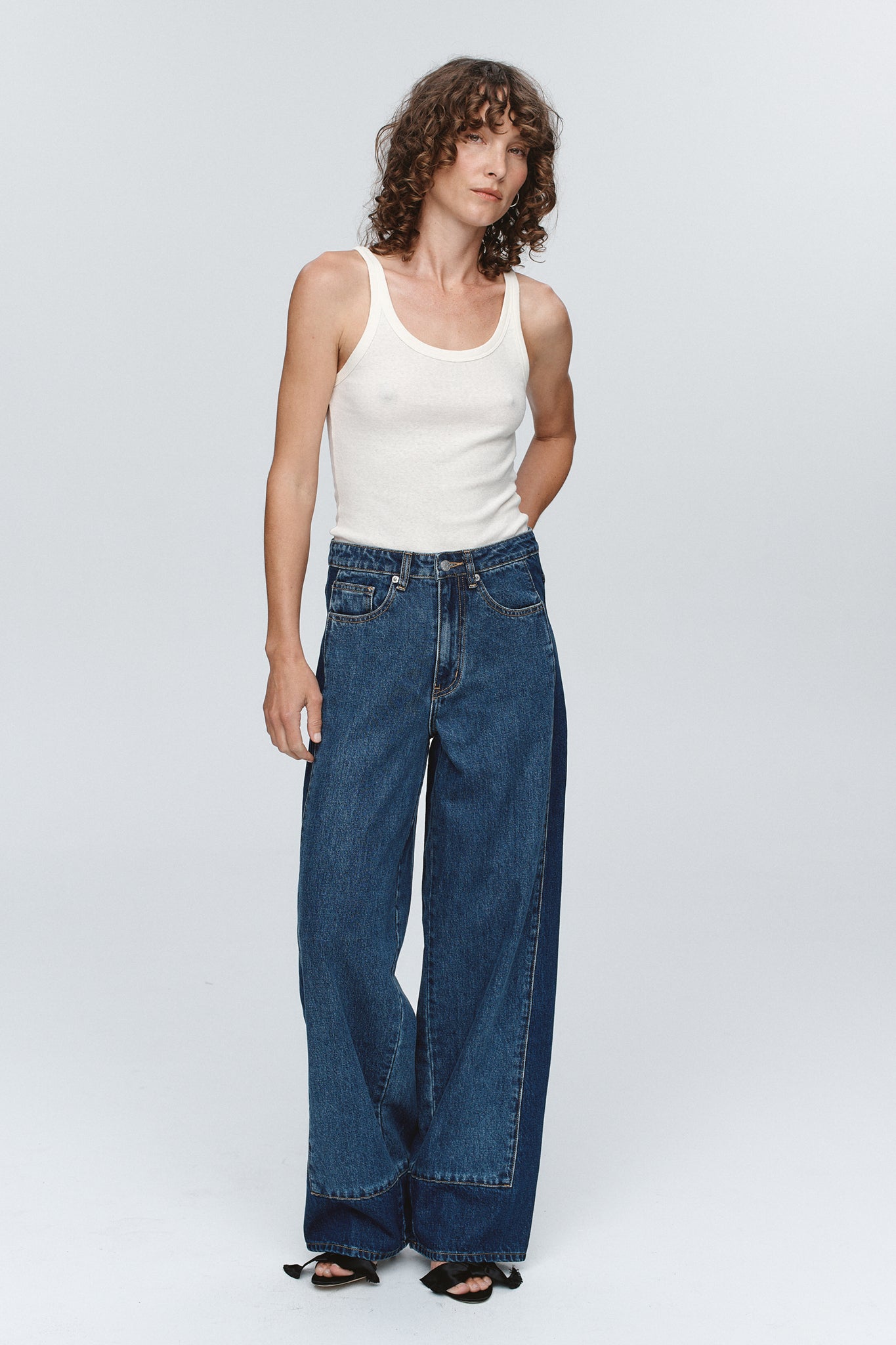 Marle | Border Jean - Washed Indigo