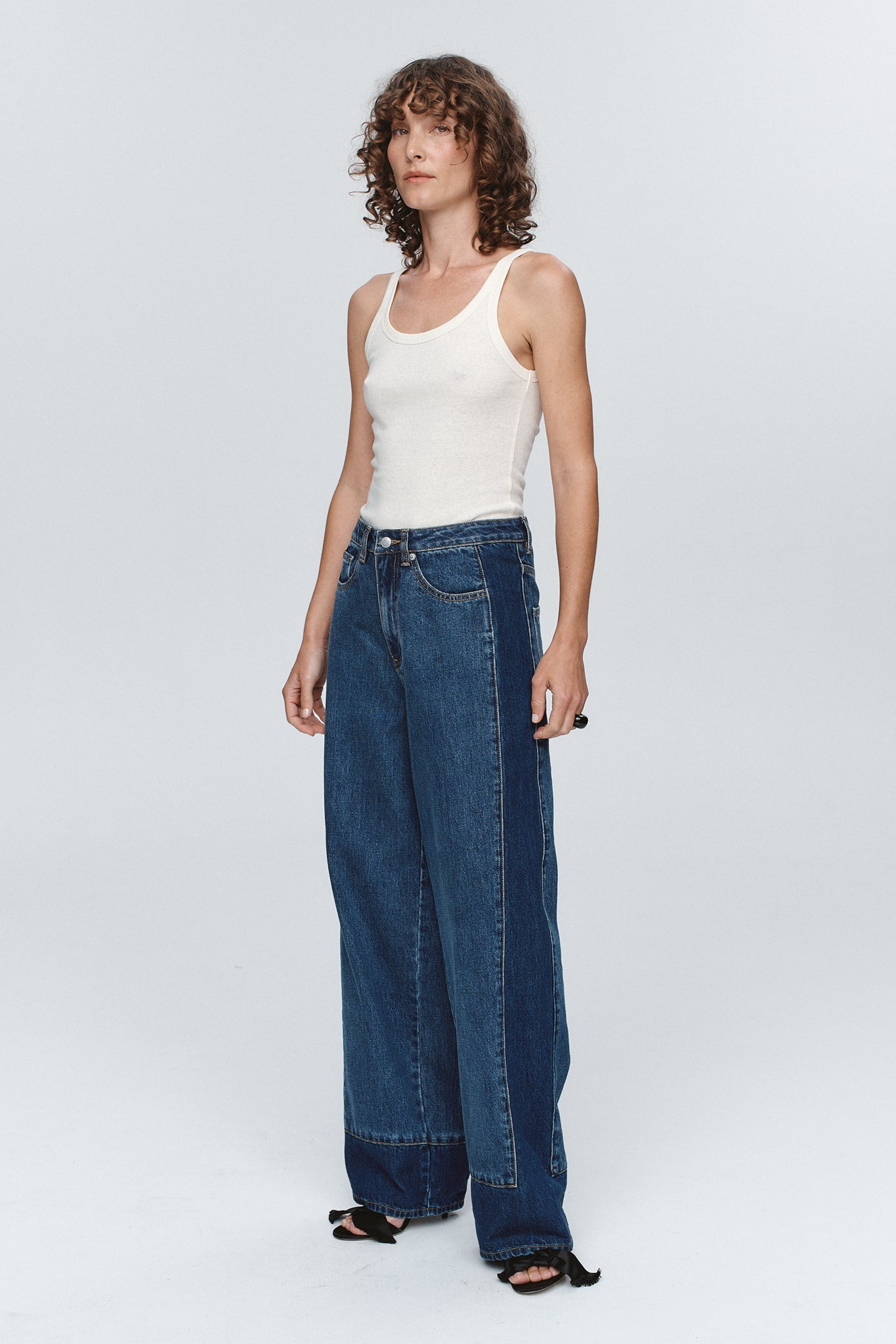 Marle | Border Jean - Washed Indigo
