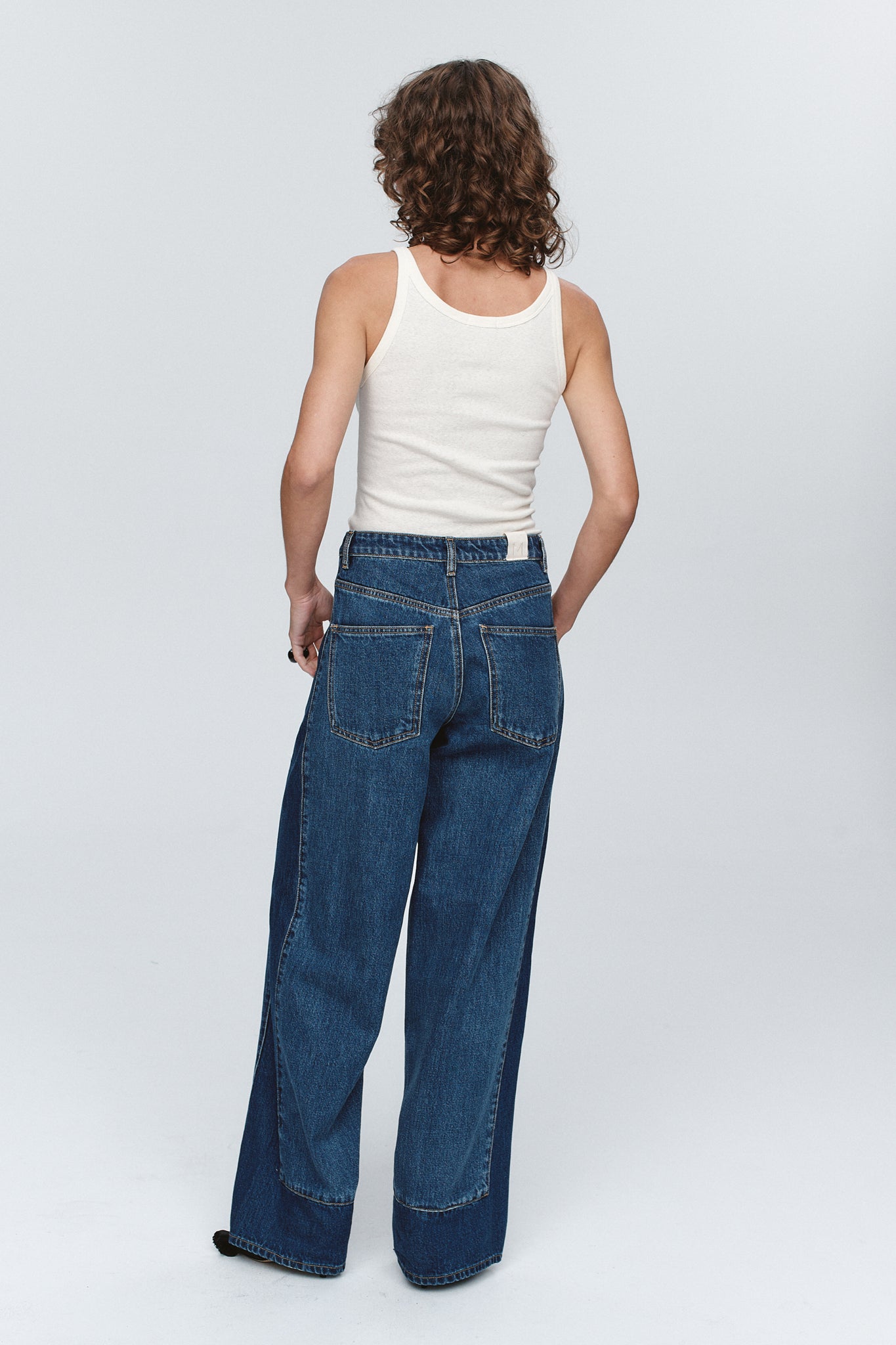 Marle | Border Jean - Washed Indigo