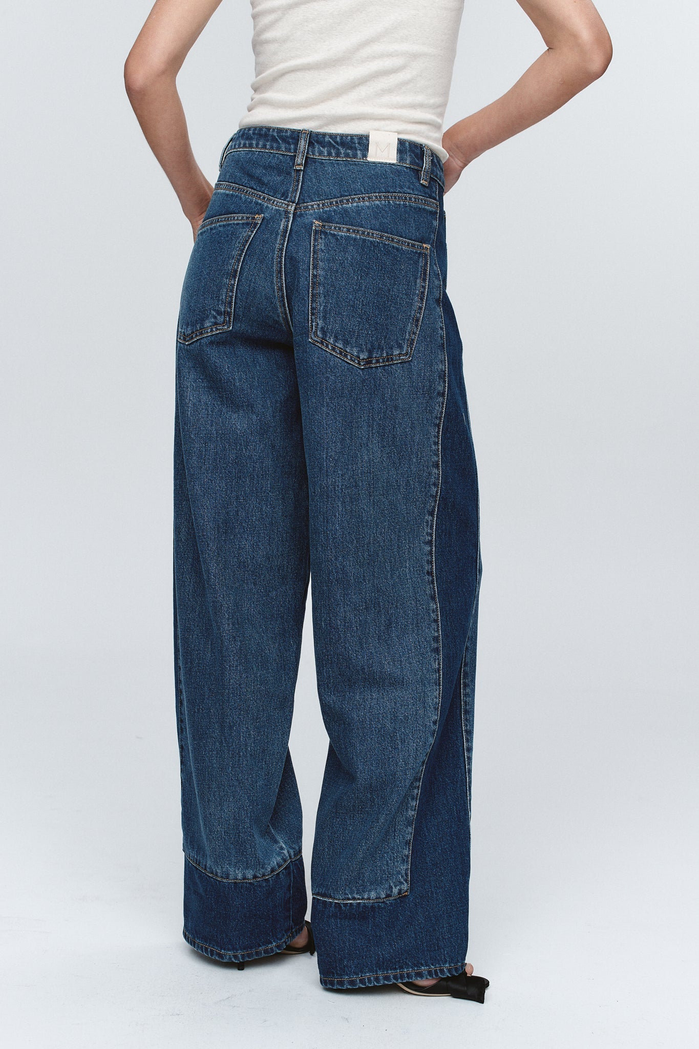 Marle | Border Jean - Washed Indigo