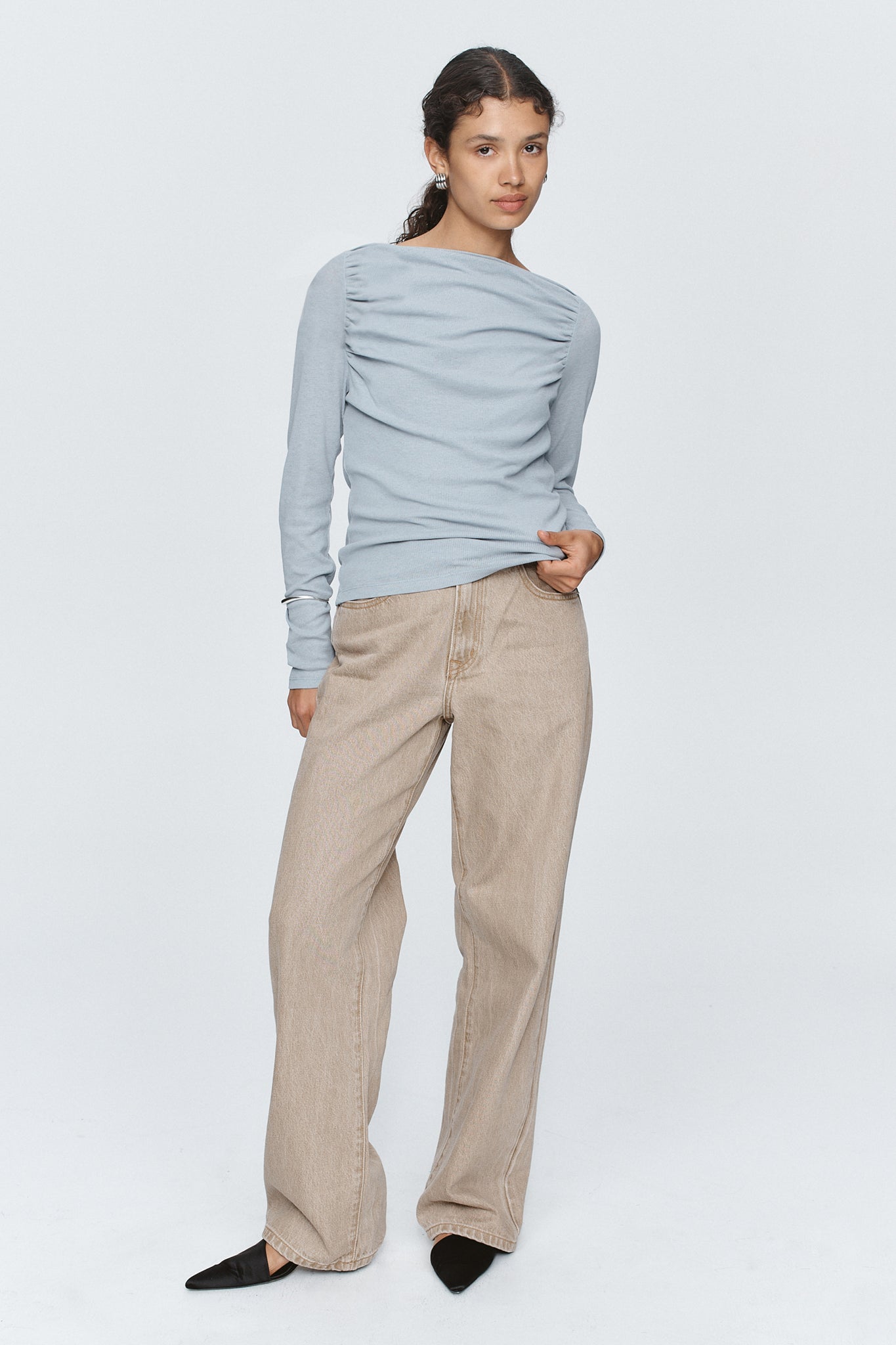 Marle | Bryn Top - Duck Egg