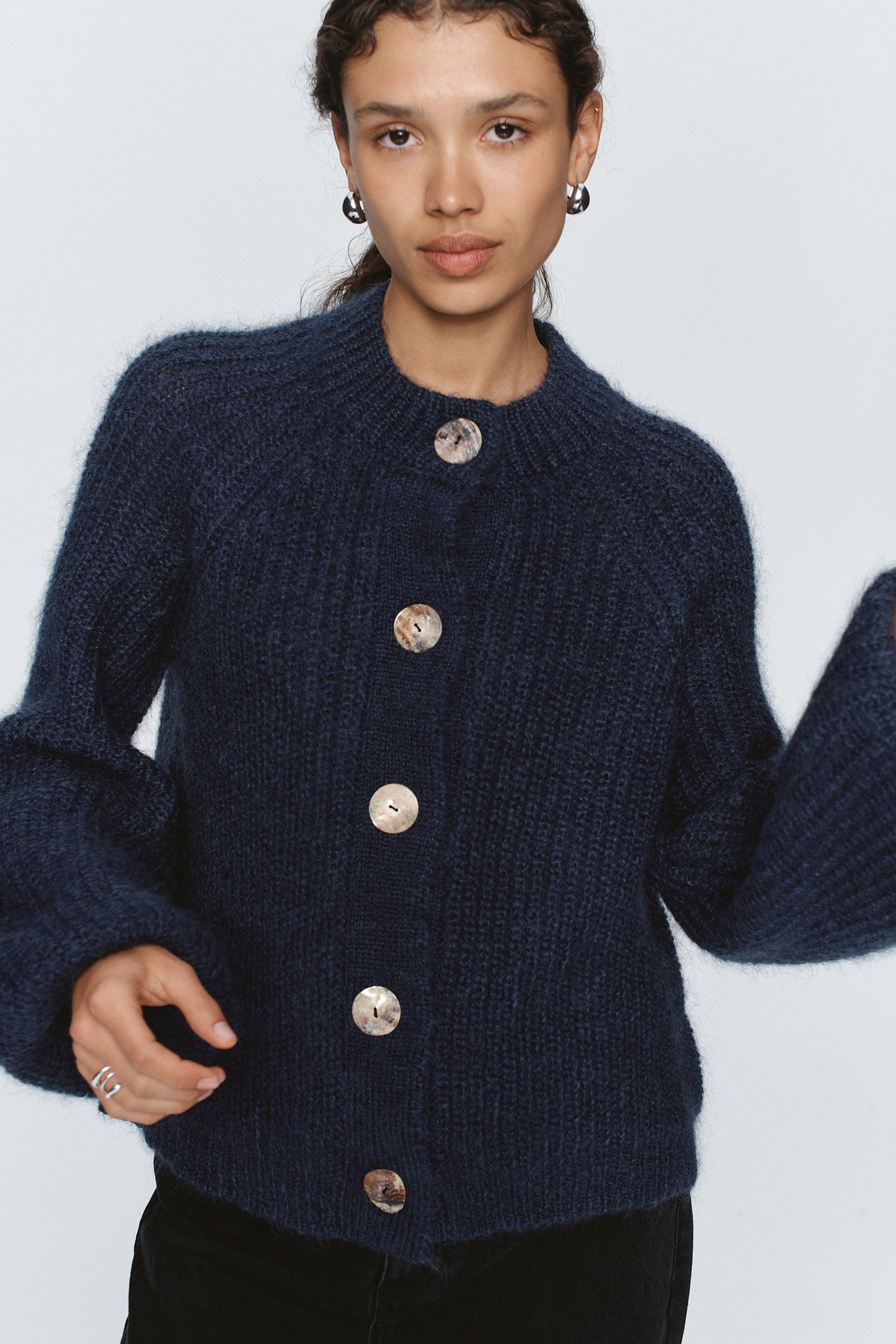 Marle | Cait Cardigan - Navy
