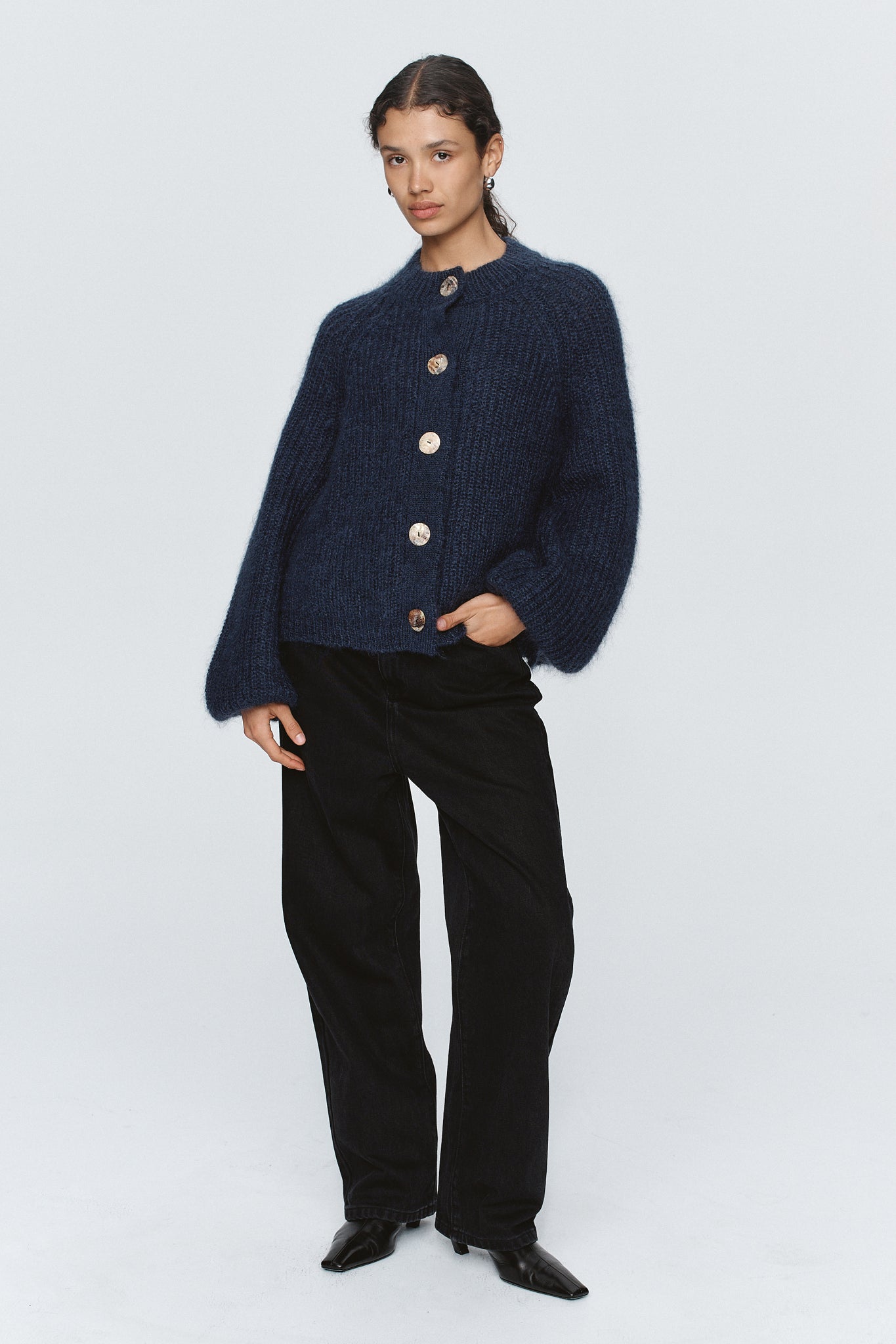 Marle | Cait Cardigan - Navy