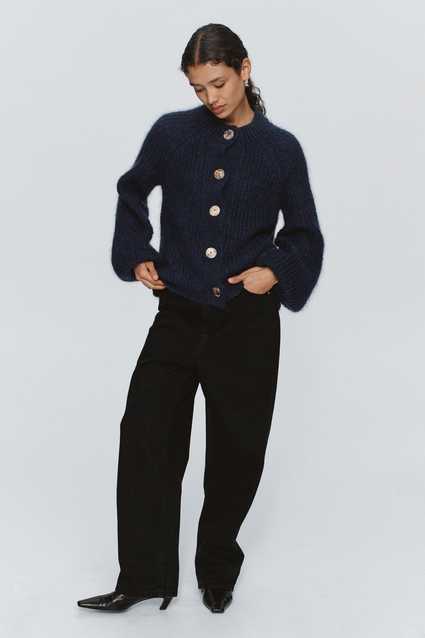 Marle | Cait Cardigan - Navy