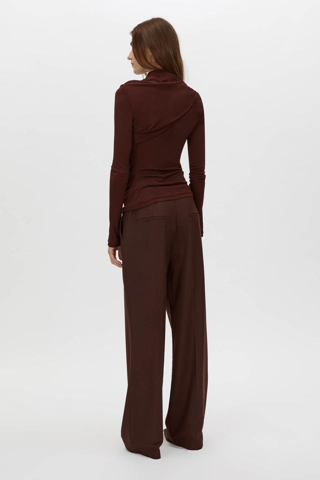 Camilla and Marc | Mai Long Sleeve Top - Almandine