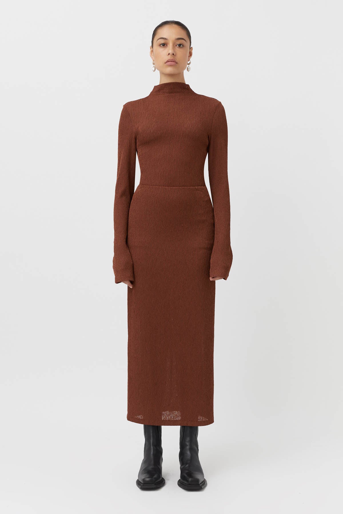 Camilla & Marc | Haywood Long Sleeve Top - Cocoa
