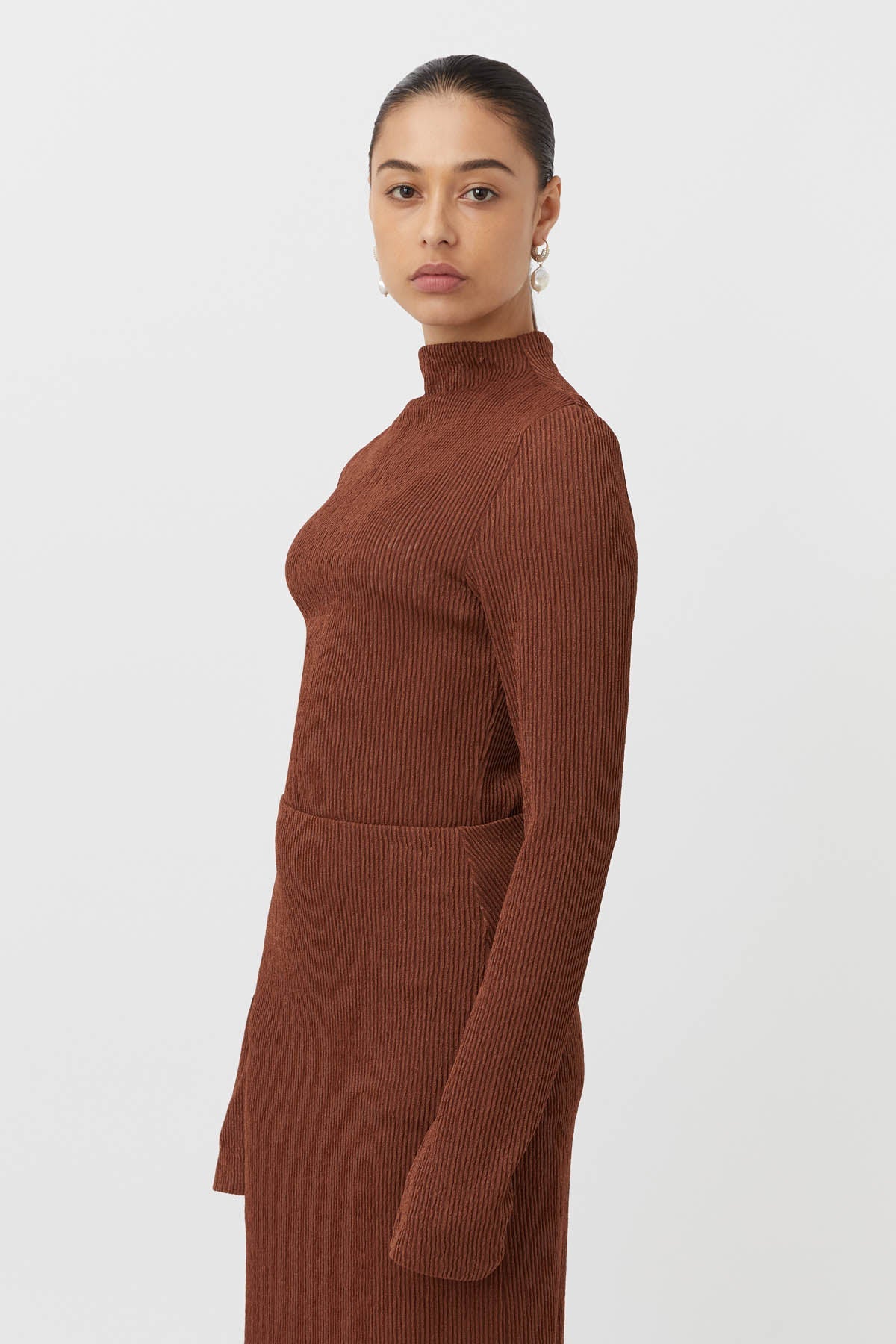 Camilla & Marc | Haywood Long Sleeve Top - Cocoa