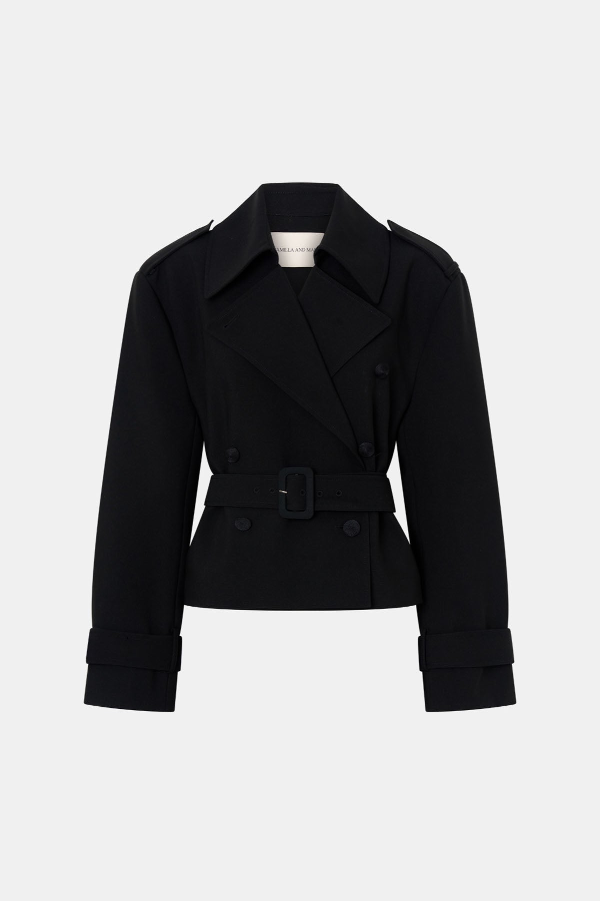 Camilla & Marc | Asena Short Trench - Black