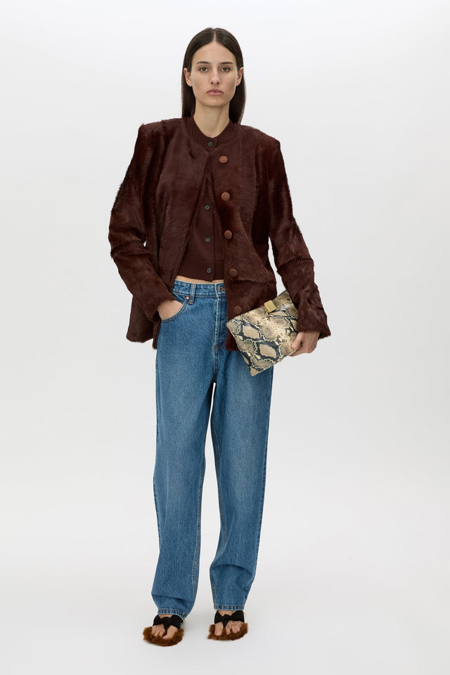 Camilla and Marc | Cardinal Sleeveless Cardigan - Chocolate