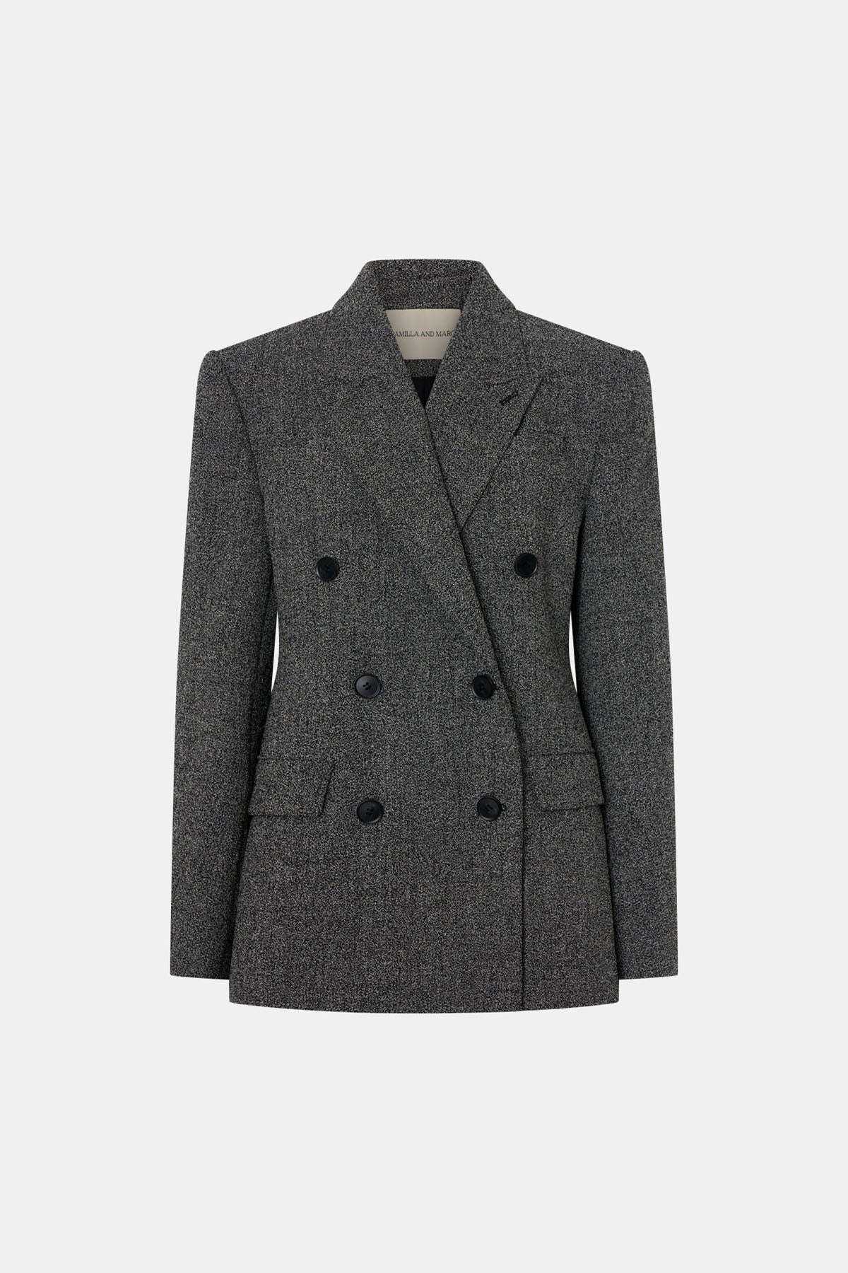 Camilla & Marc | Cinder Double Breasted Blazer - Charcoal