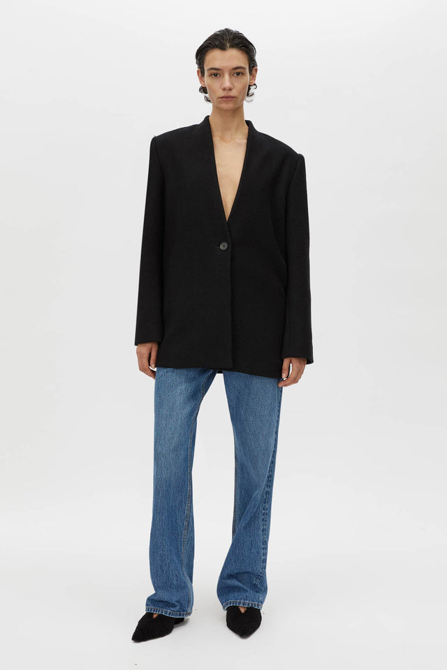 Camilla and Marc | Conic Loopback Blazer - Black