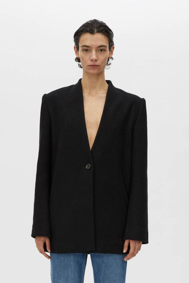 Camilla and Marc | Conic Loopback Blazer - Black